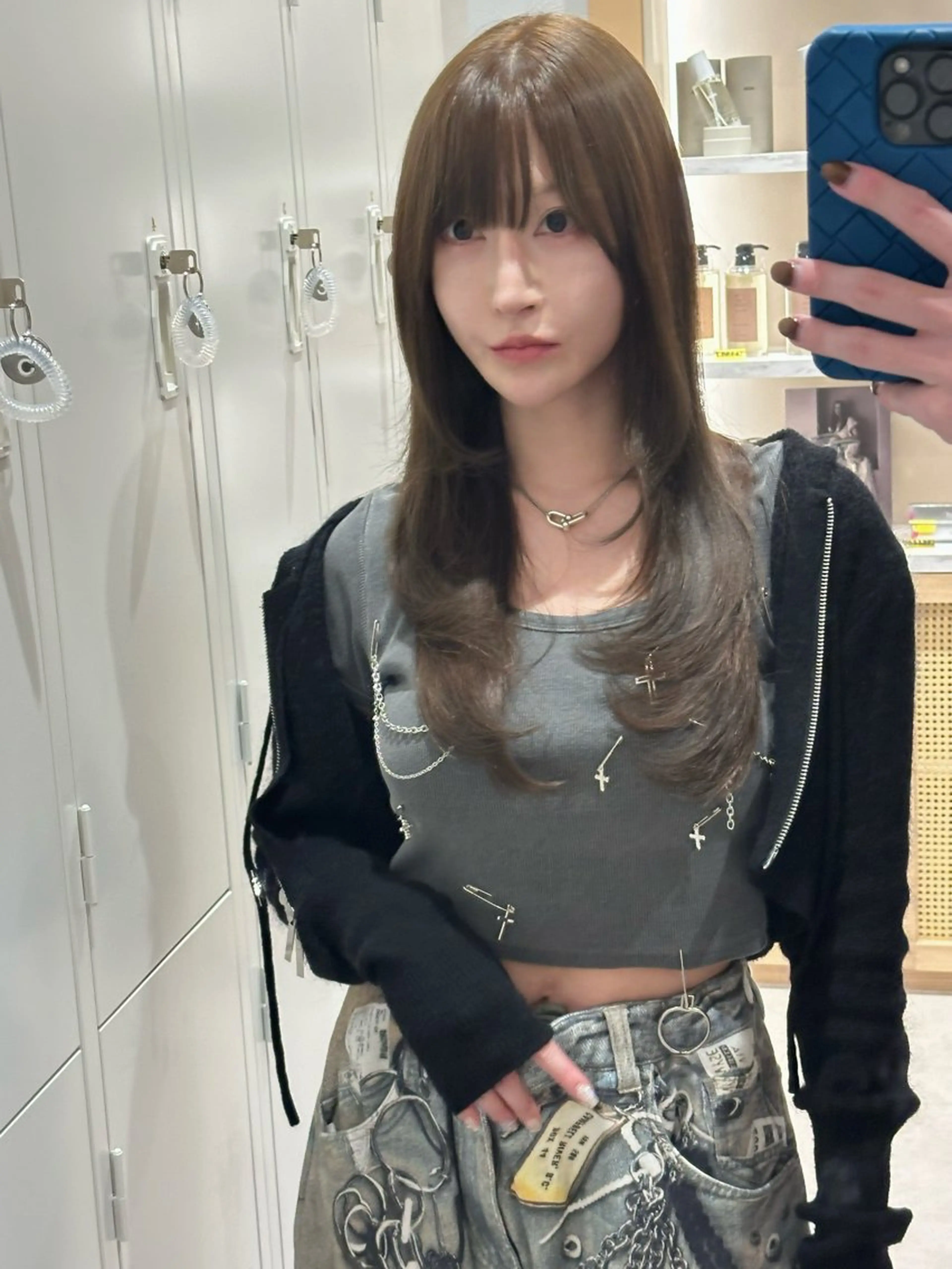 セミロング 韓国ヘア、髪質改善 ✨平山大樹✨のヘアスタイル