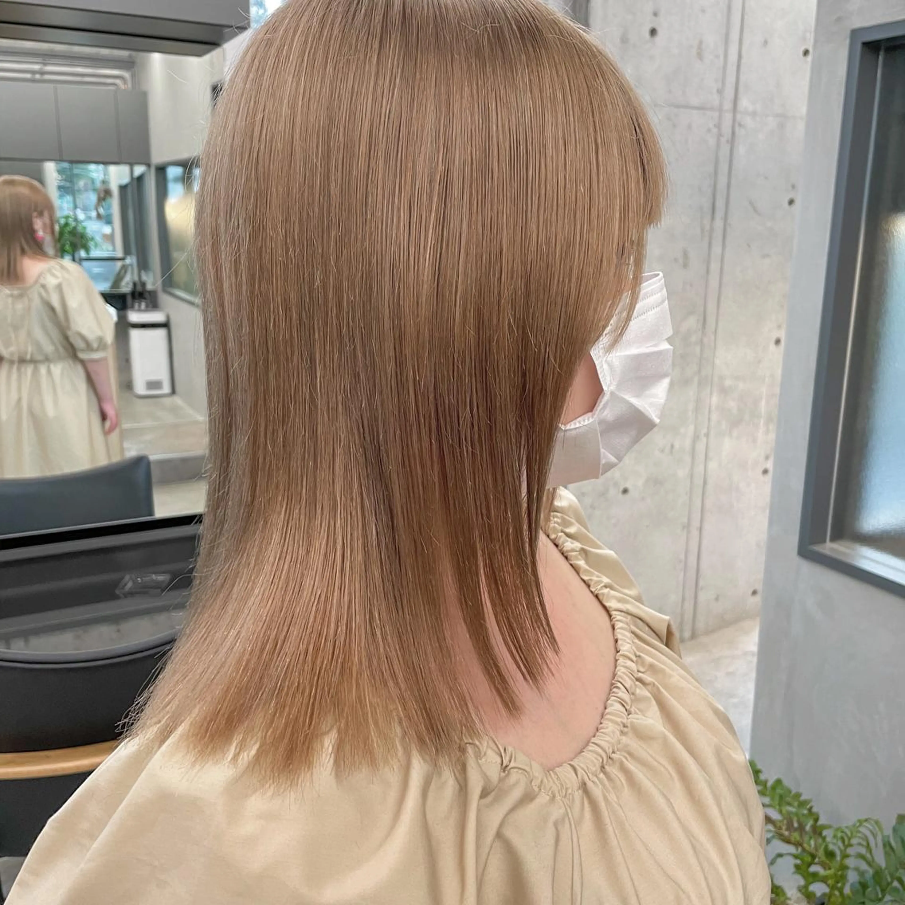 ミディアム カラー ブリーチ カット ヘアカラー トリートメント ヘアセット センスをお届けします 大谷将生infpのヘアスタイル