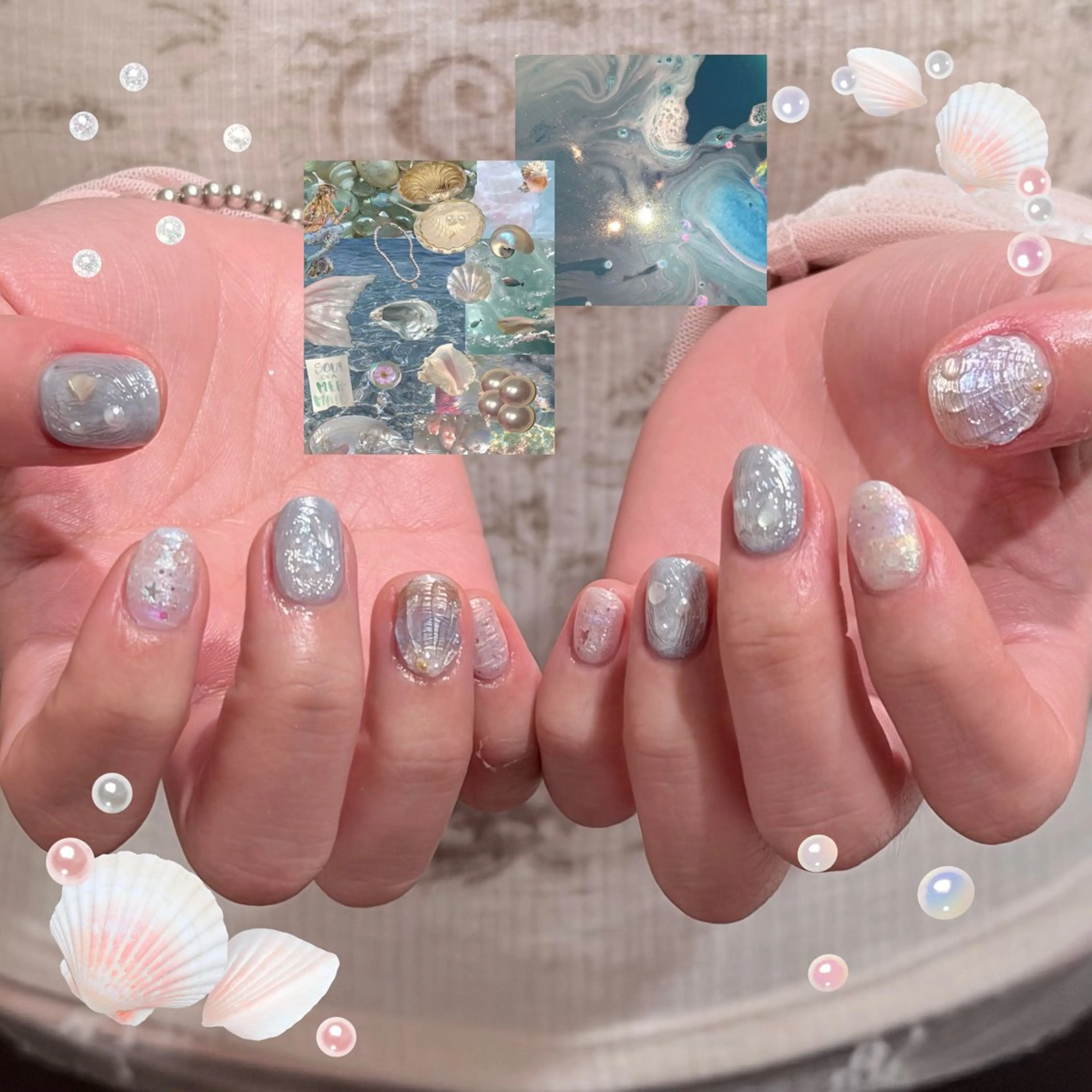 ネイル ハンドネイル 🎀フェイ フェイ🫧💗のネイルデザイン