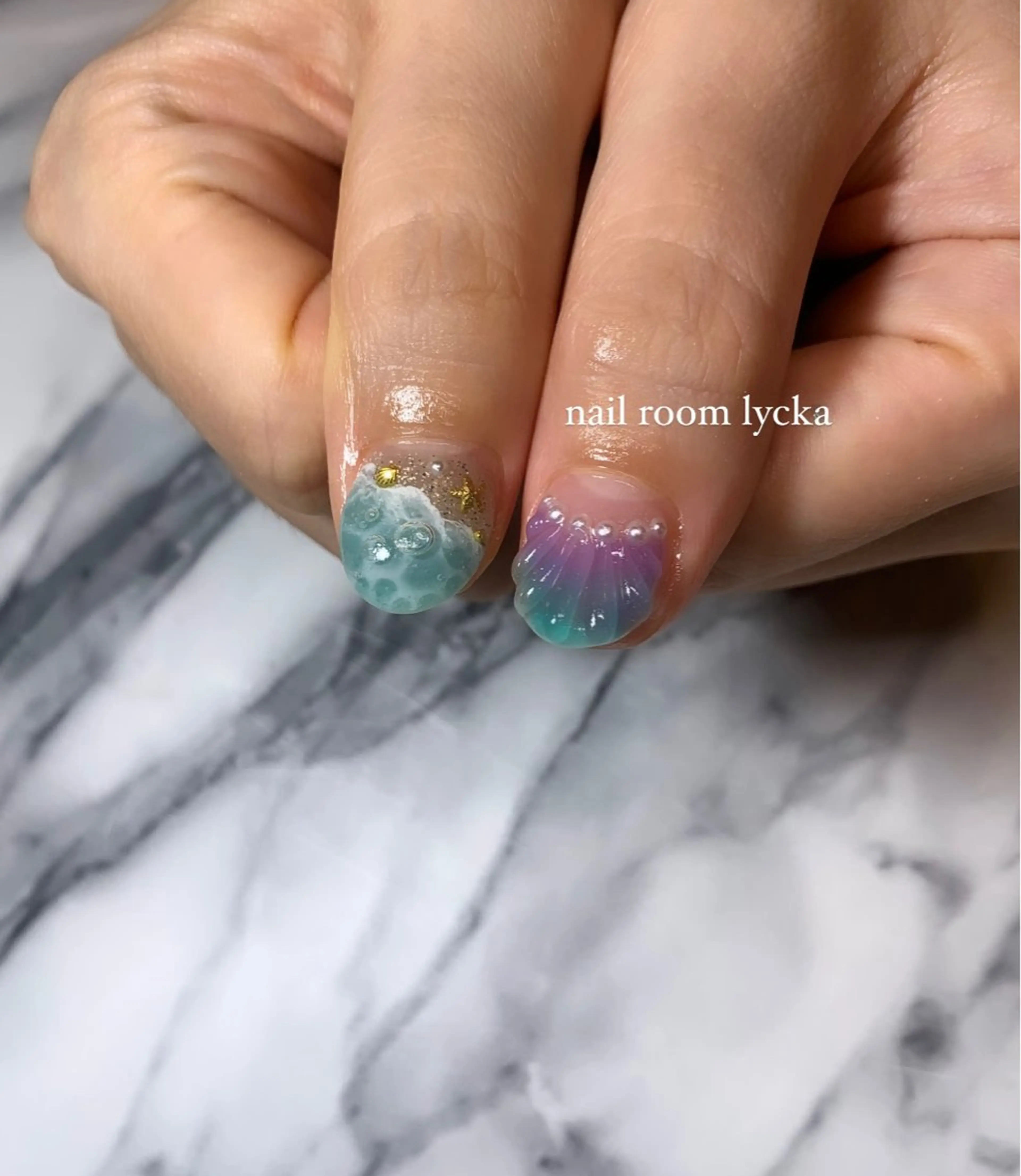 ネイル ﾈｲﾙﾙｰﾑﾘｯｶ 𝐦𝐚𝐲𝐮のネイルデザイン