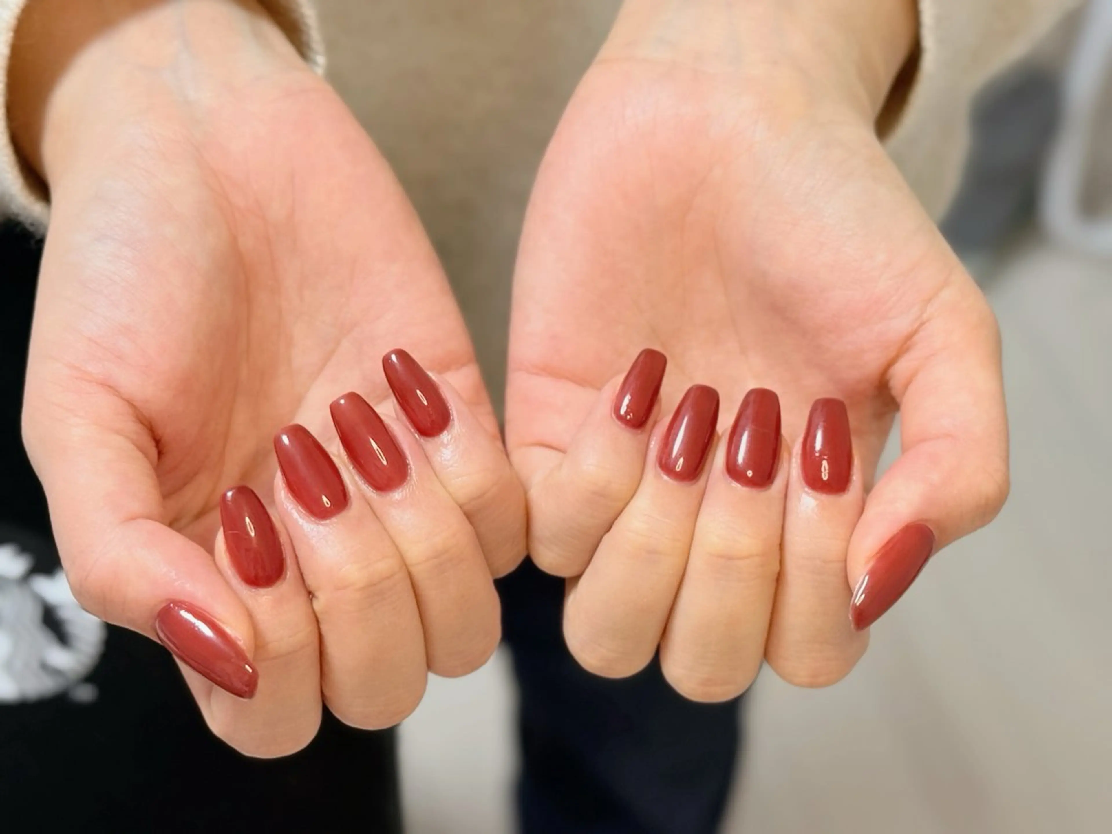 ネイル アートネイル オーロラネイル チークネイル フレンチネイル ガラスフレンチ ハンドネイル 🎀🎀YooLi Nail Salonのネイルデザイン