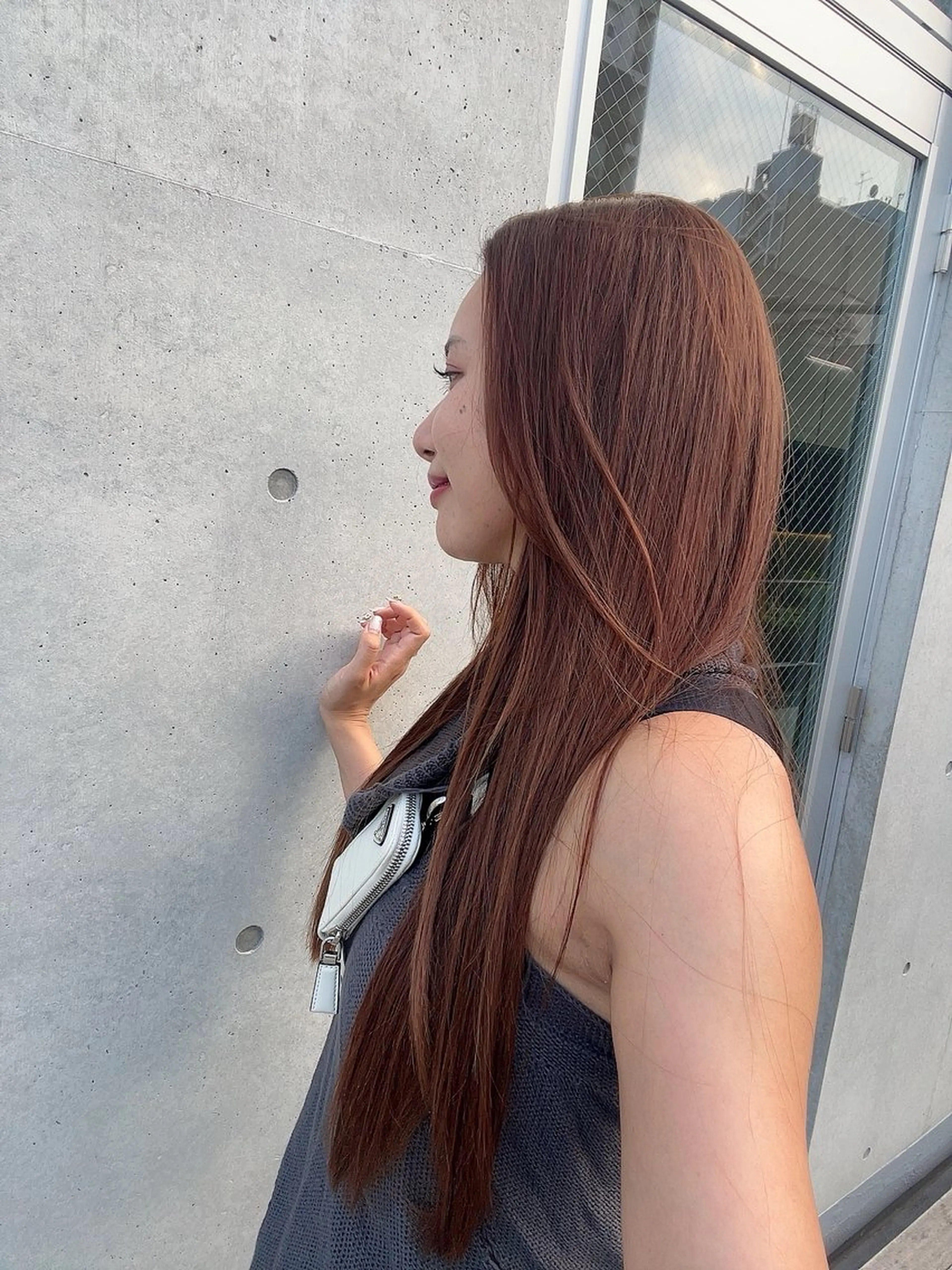 ロング カット ヘアカラー 【ブリーチ1回】 薬剤ヲタクひろのヘアスタイル