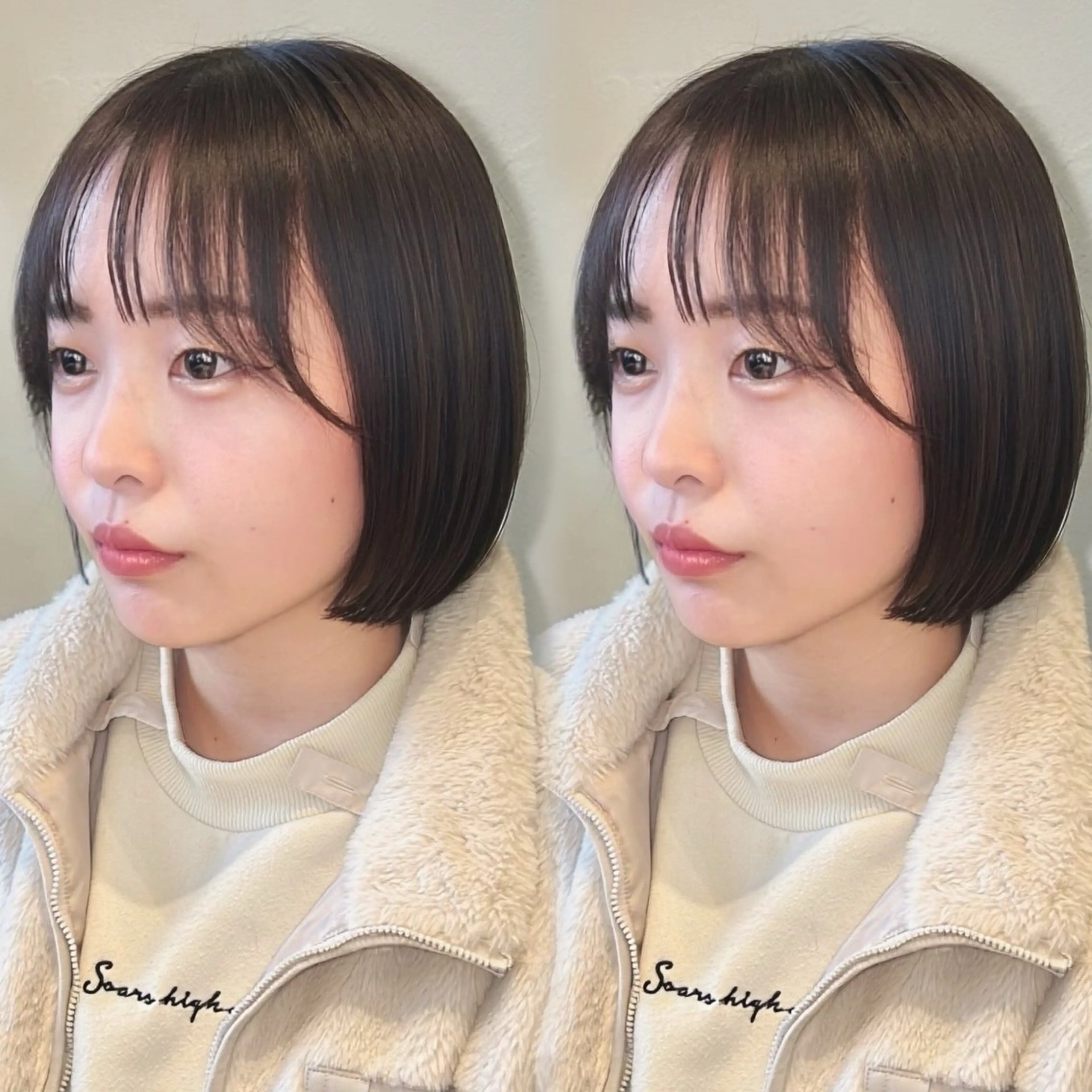 ショート カラー ヘアカラー トリートメント 透明感カラー×レイヤ ー🧊横田 冴のヘアスタイル