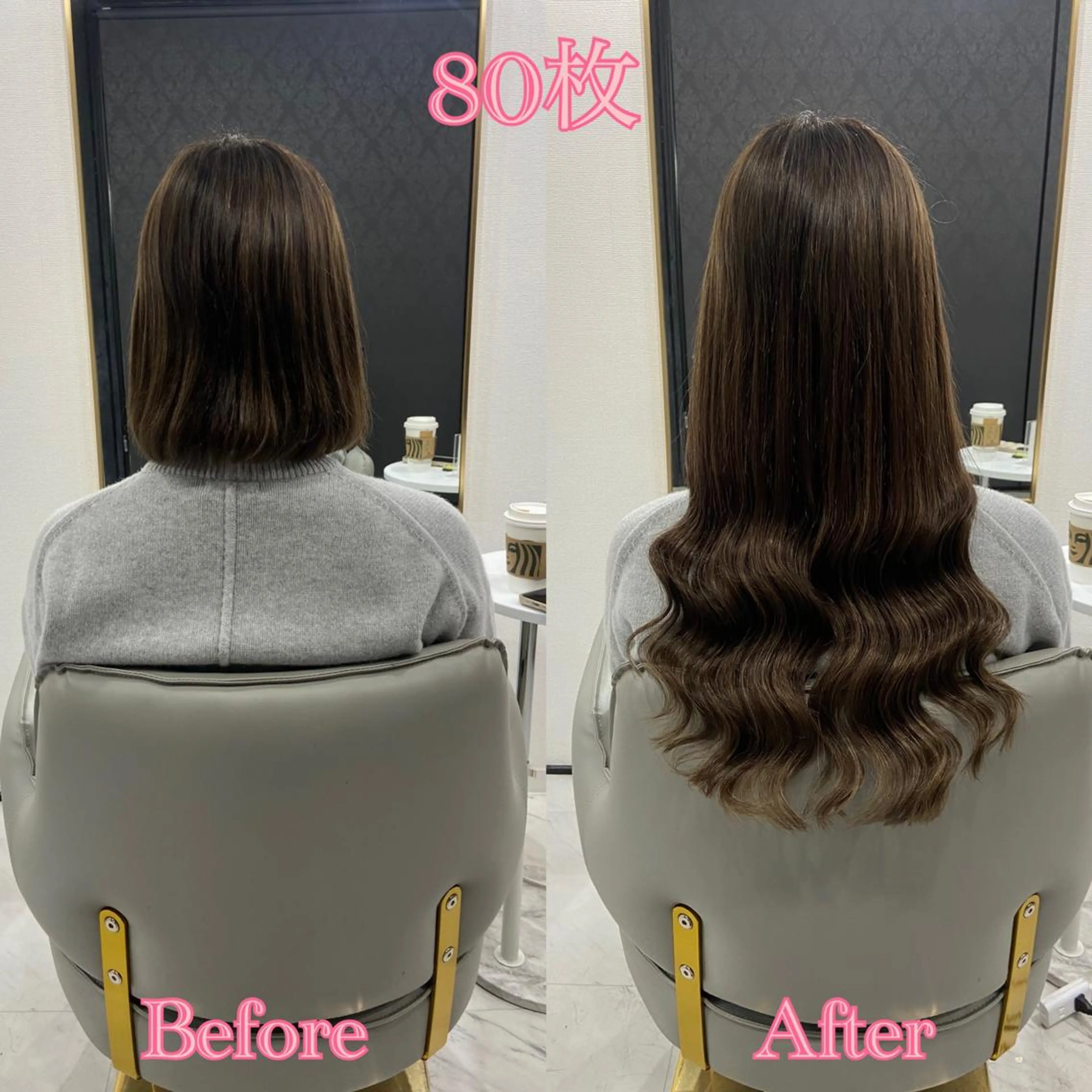 ショート シールエクステ エクステ エクステ シールエクステ ♡SAORI♡のヘアスタイル