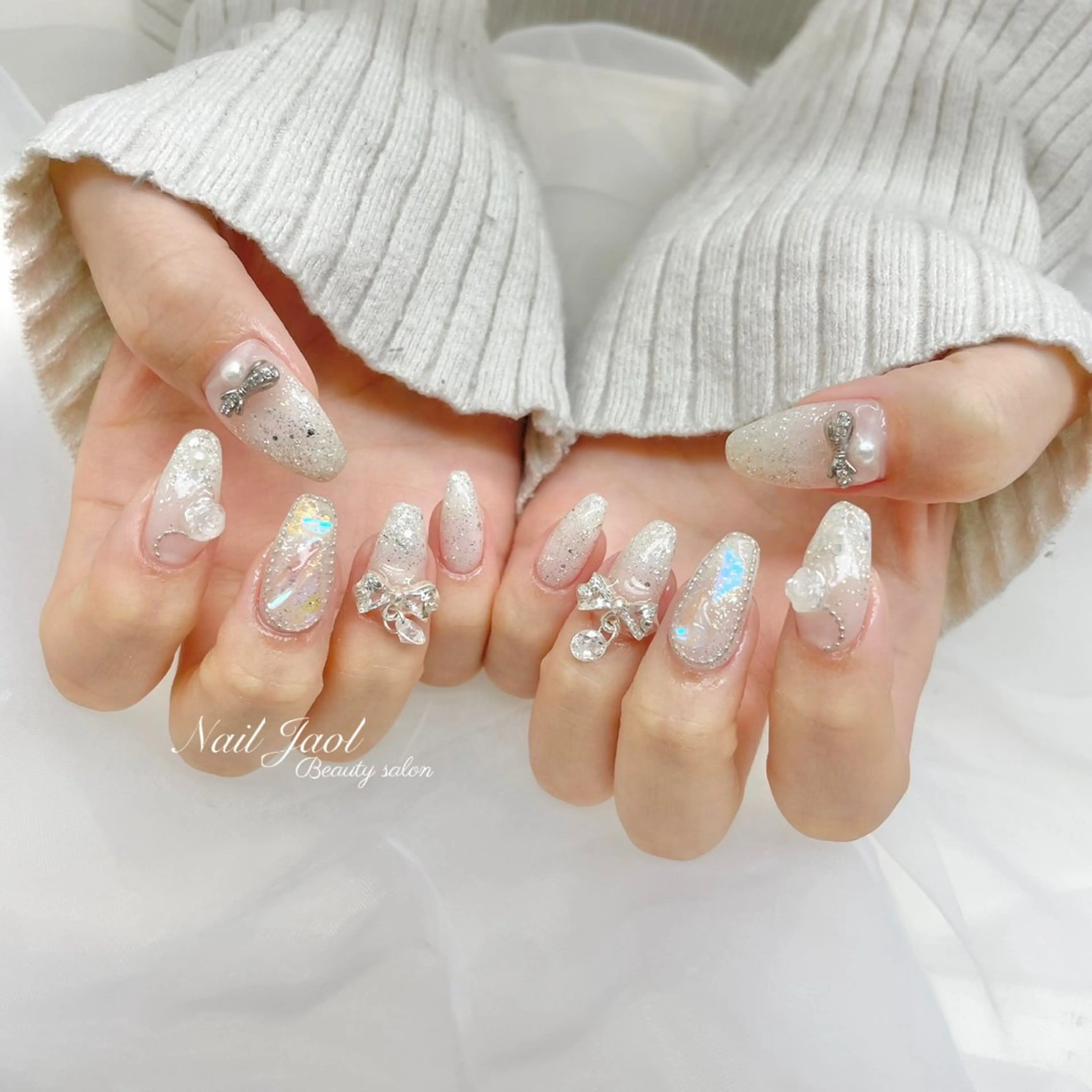 ロング 韓国風ヘア nail jaol池袋店所属・ネイルJaol 池袋のネイルデザイン