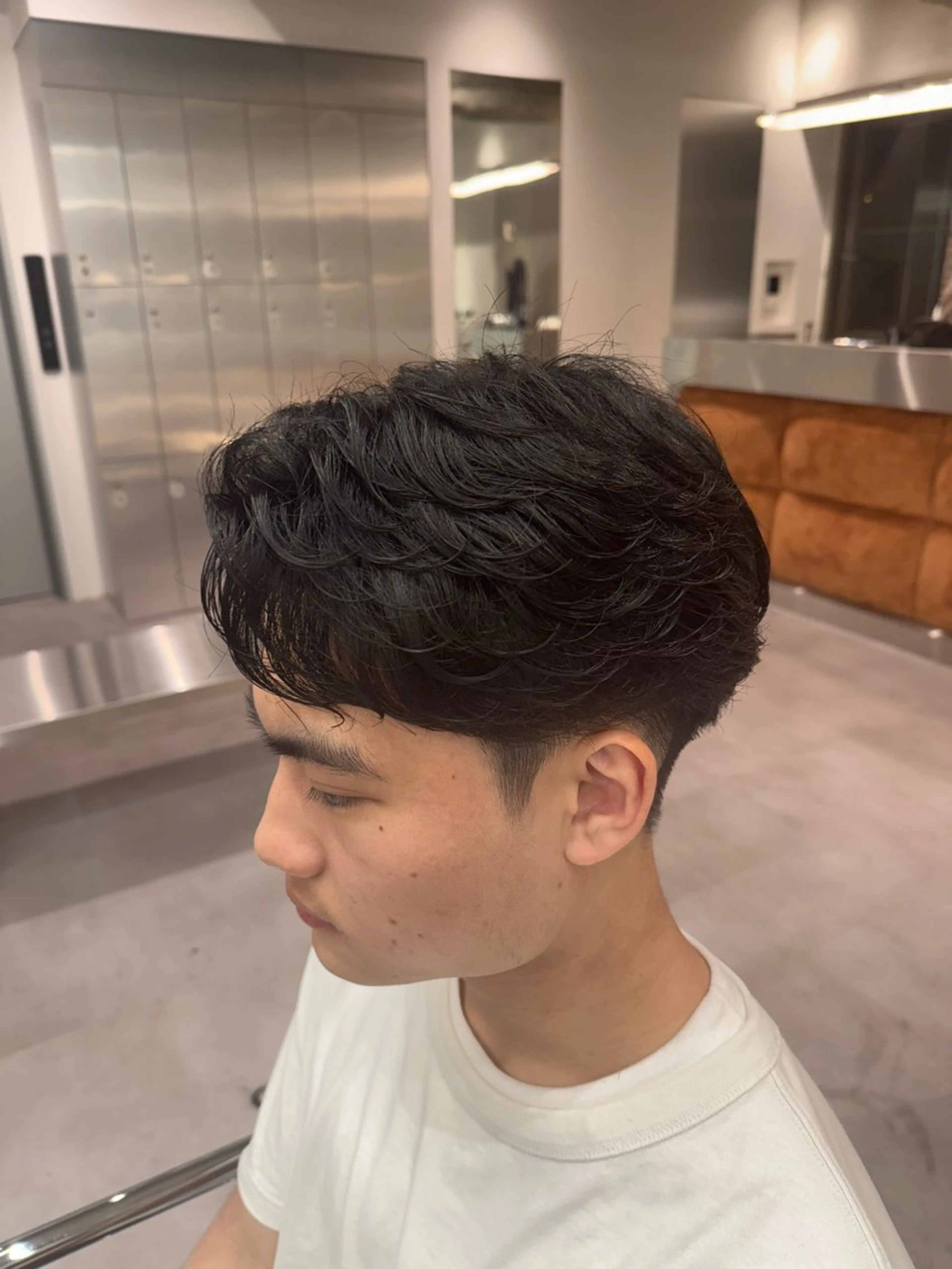 パーマ メンズ ブリーチ/パーマ特化 片平和寿のヘアスタイル