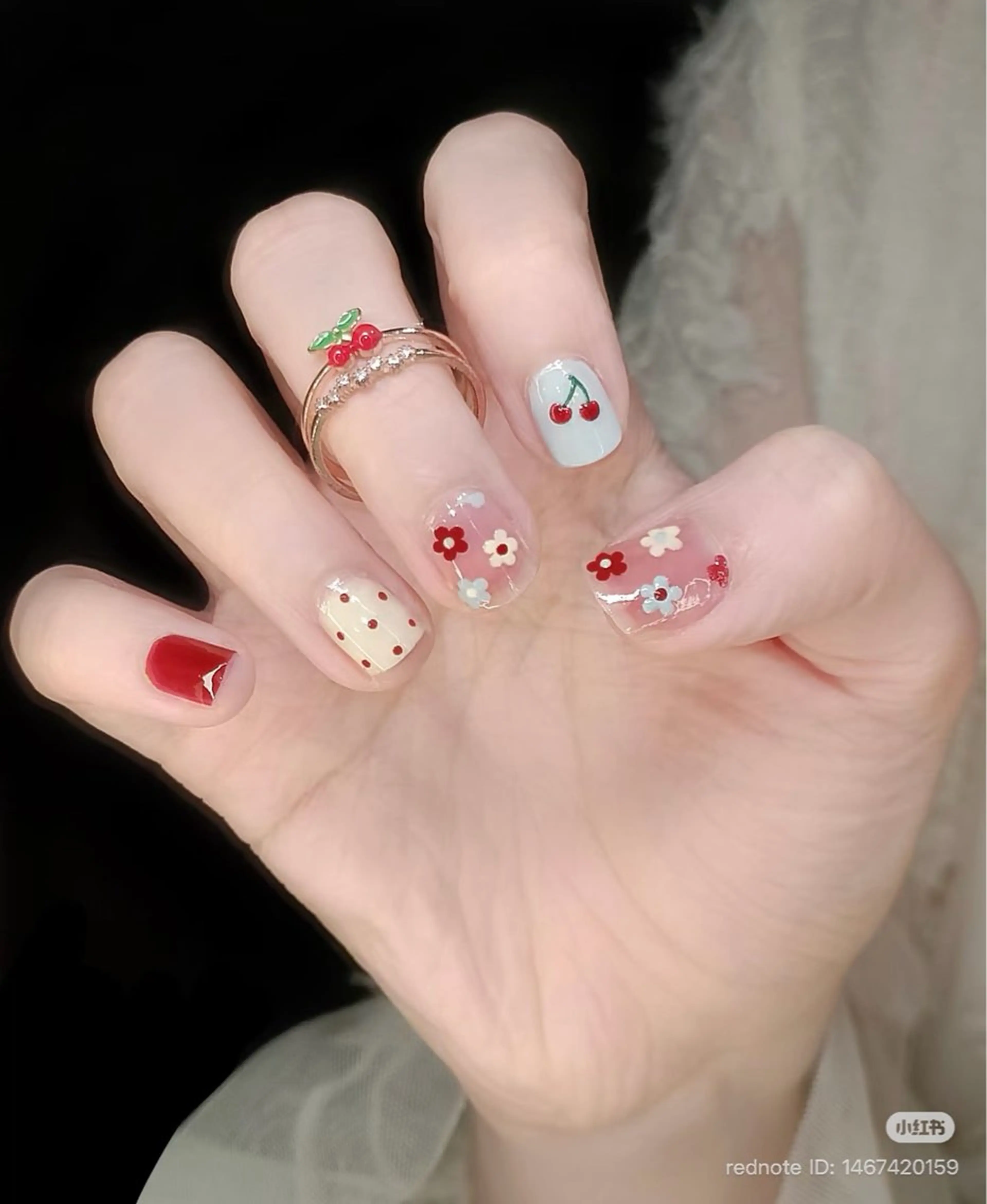 ネイル フレンチネイル キラキラネイル 韓国ネイル シンプルネイル ワンホンネイル ハンドネイル MEI Nailのネイルデザイン