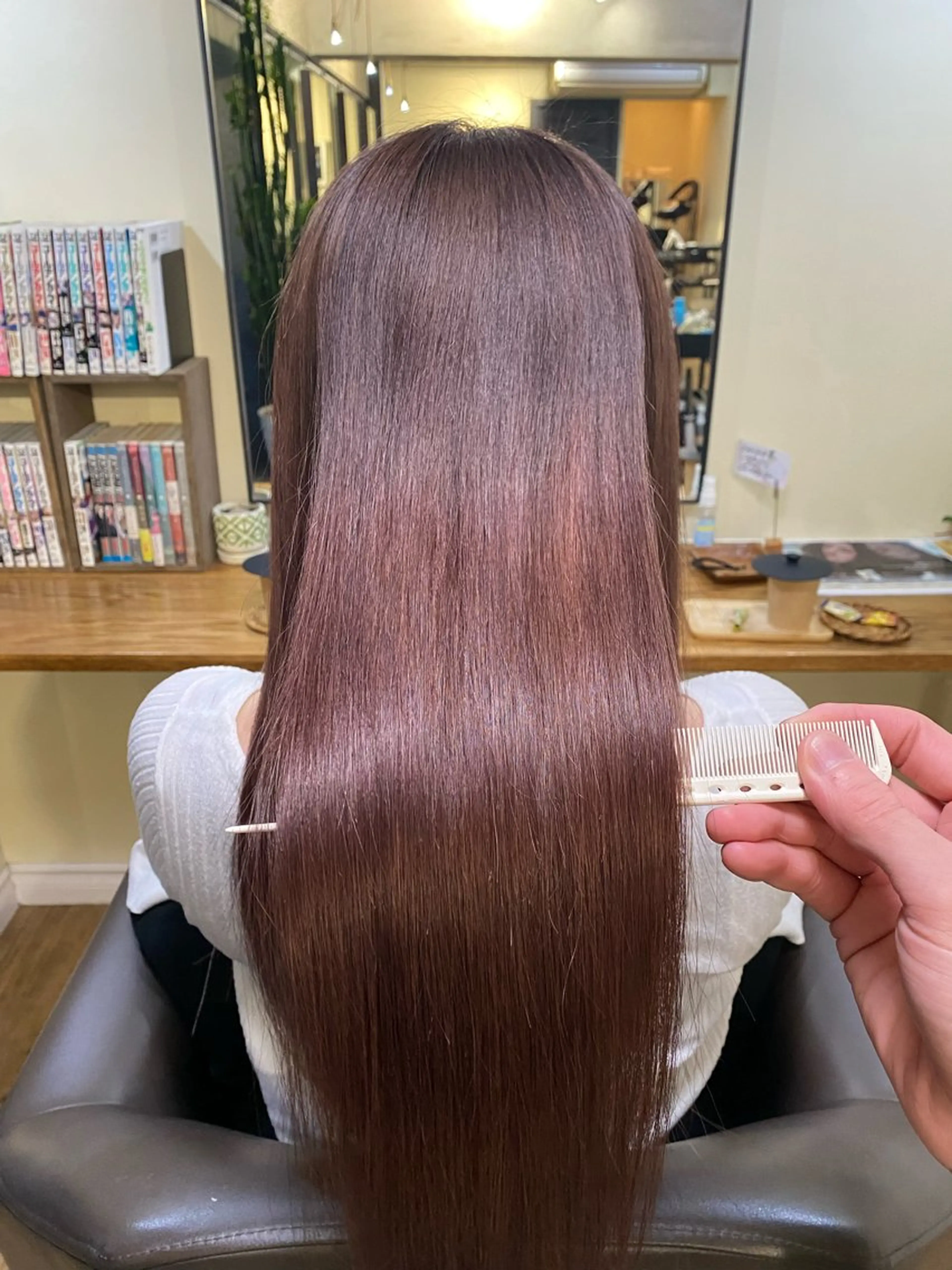 ロング 髪質改善 トリートメント 齋藤 リクのヘアスタイル