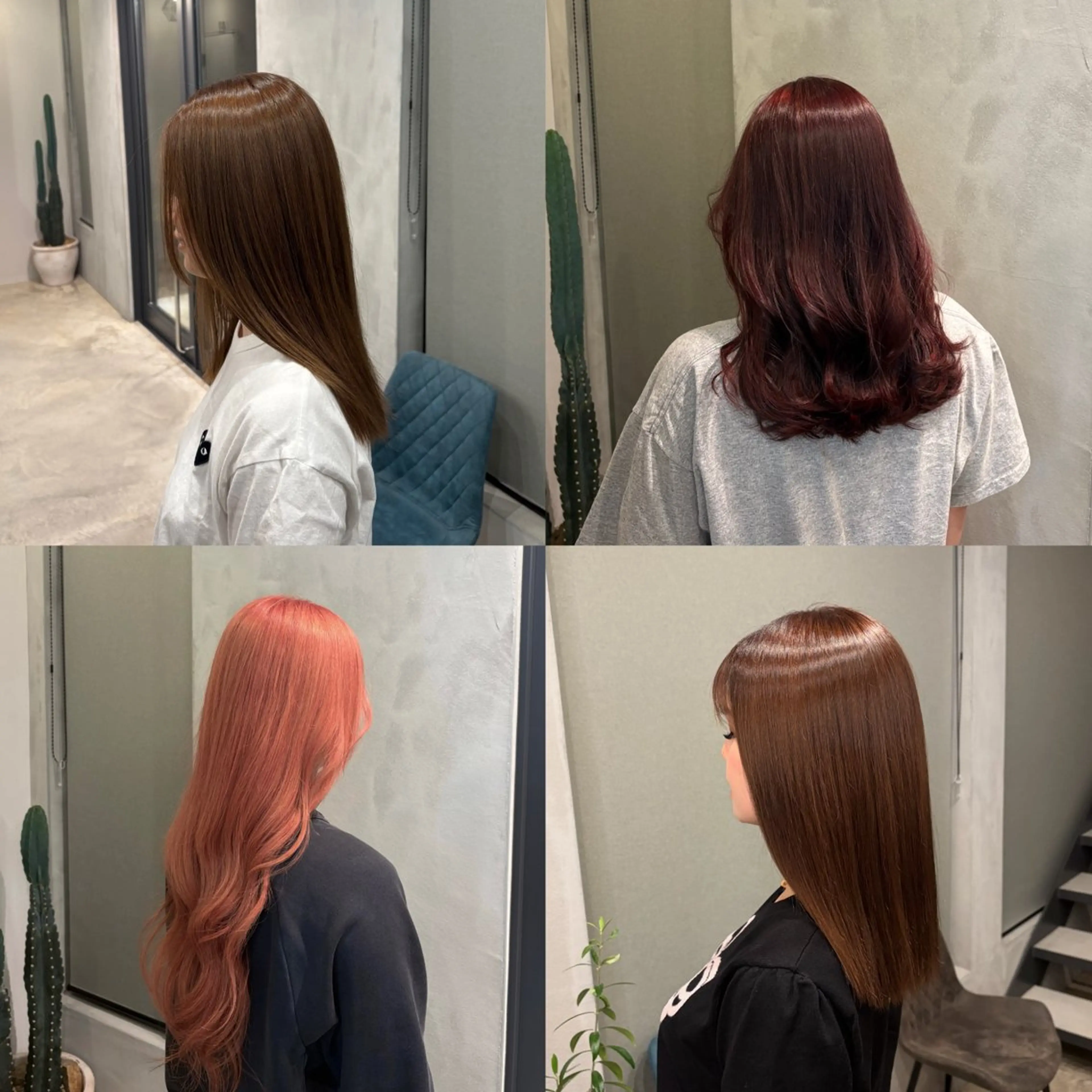 カラー ブリーチ 宮島 華湖のヘアスタイル