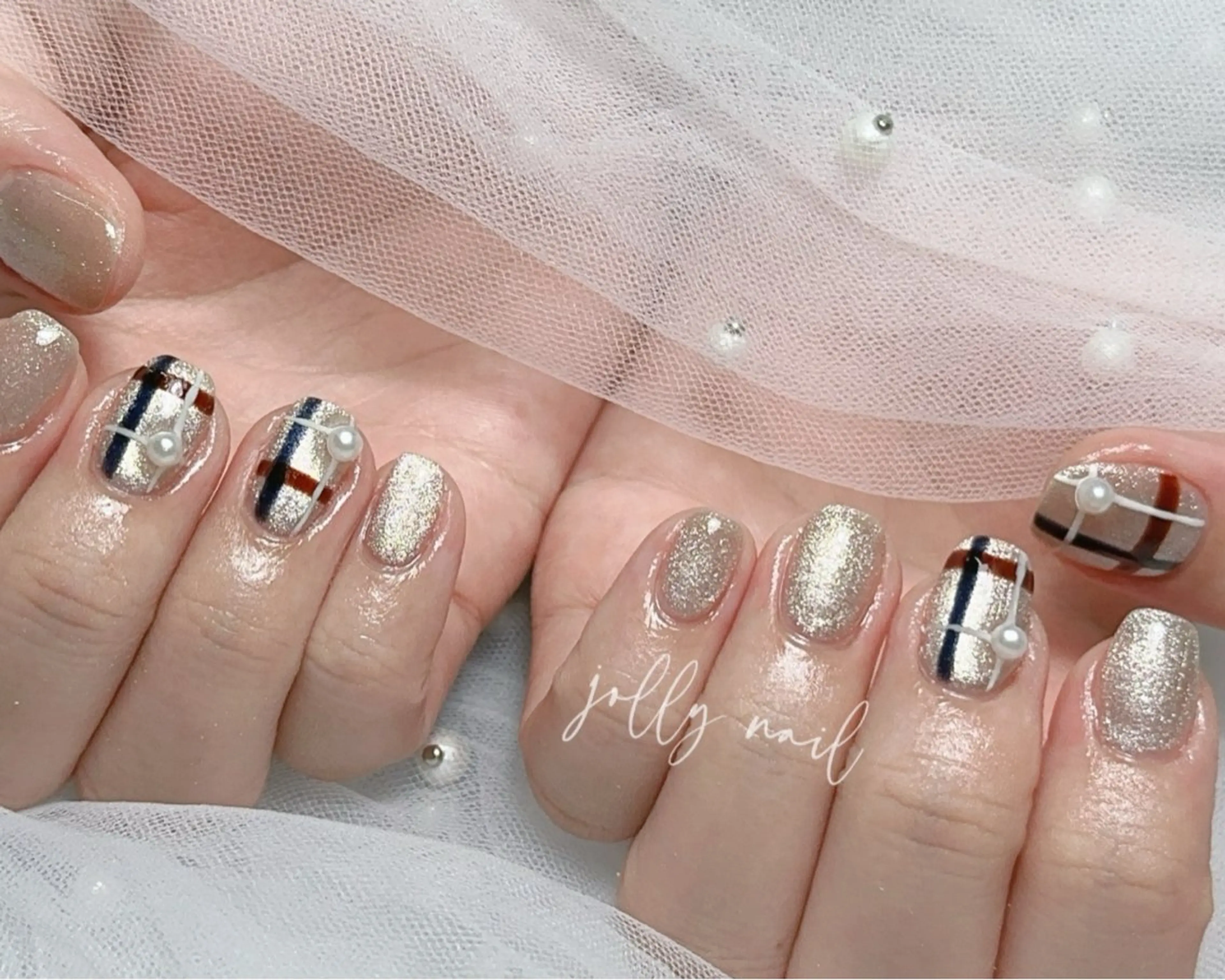 持ち込みデザイン「アート4本」(新規ソフトジェルオフ無料)の写真