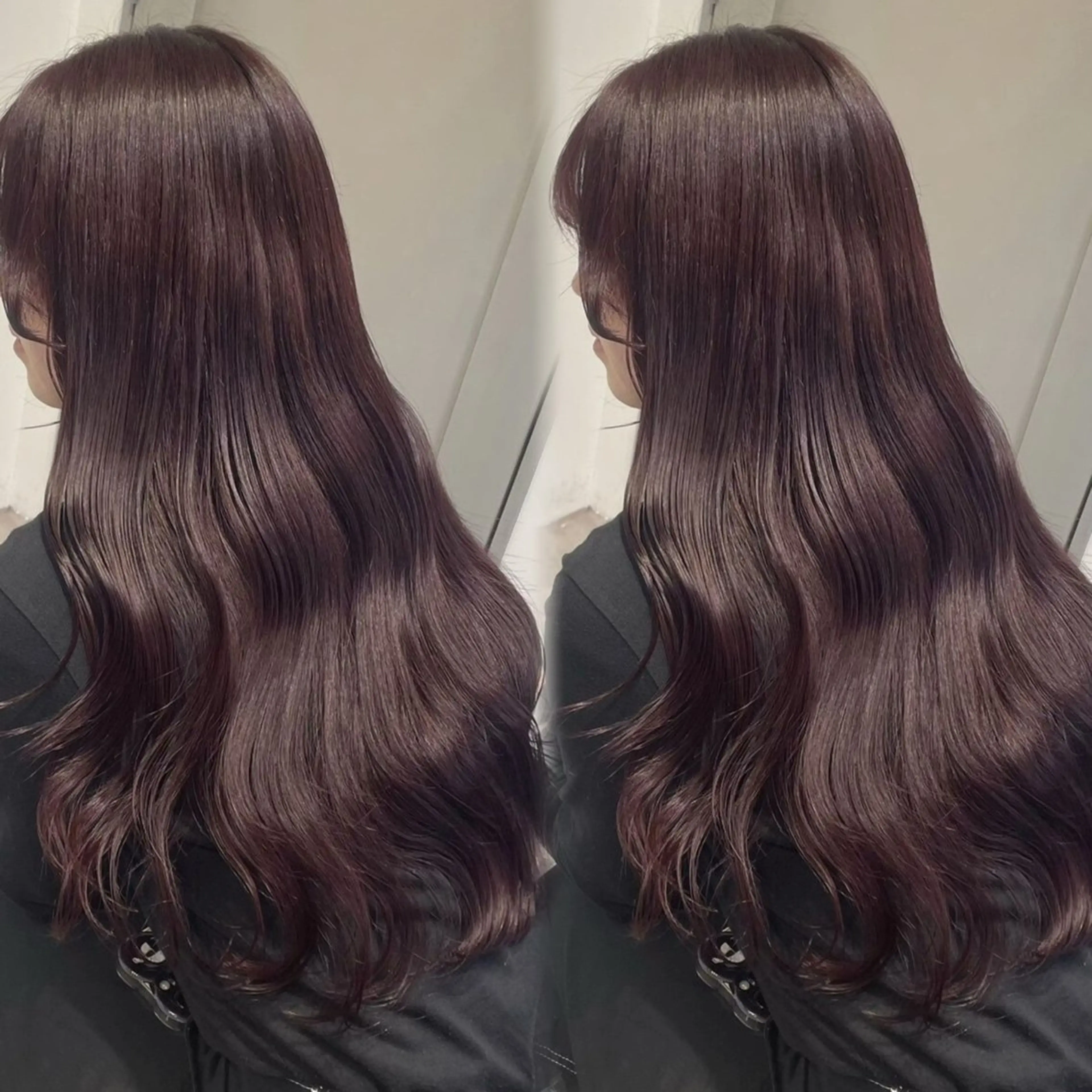 ロング ヘアカラー トリートメント 艶モテカラー miku🏳️‍⚧️のヘアスタイル