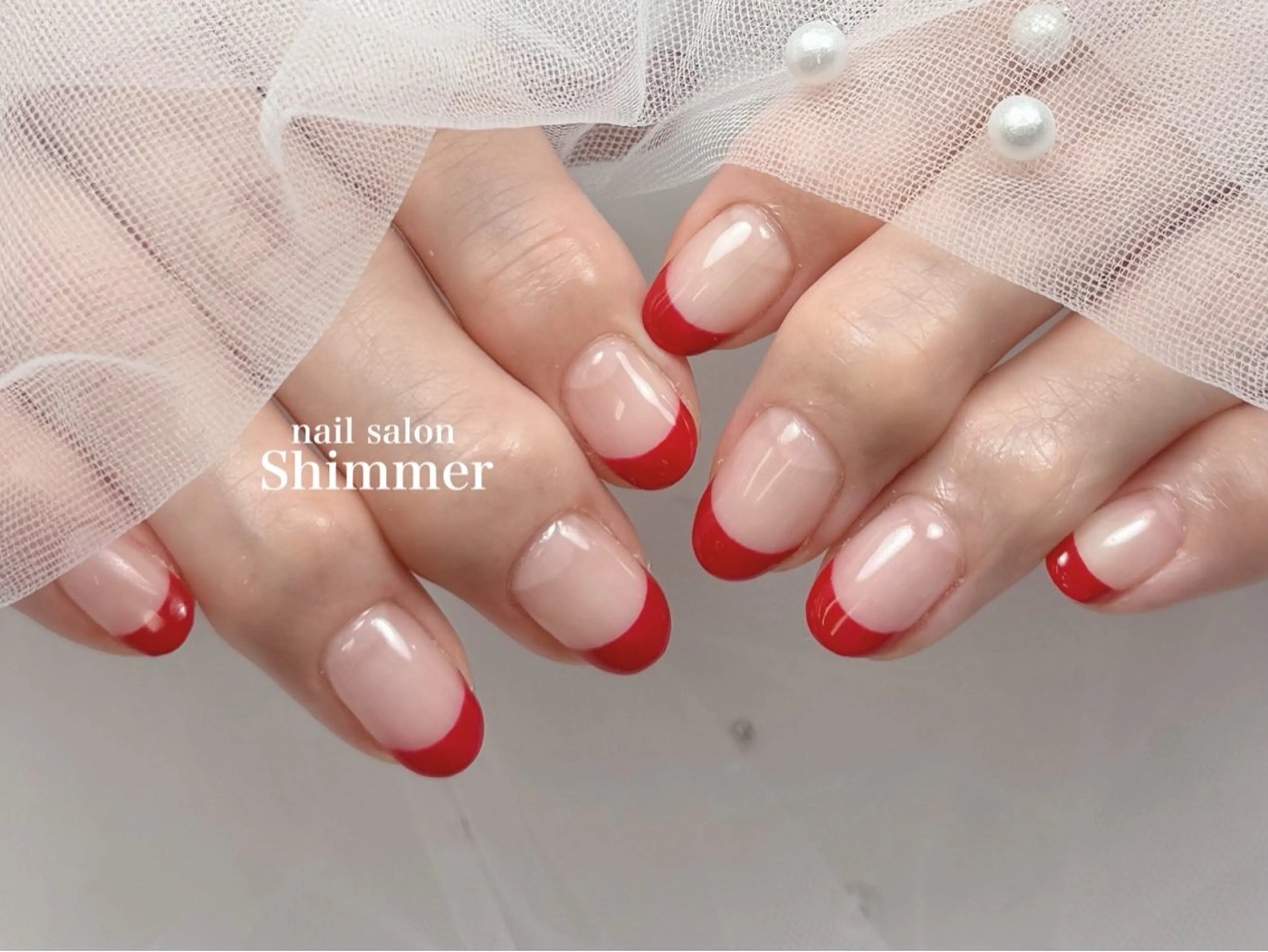 ネイル ハンドネイル Shimmer Risaのネイルデザイン