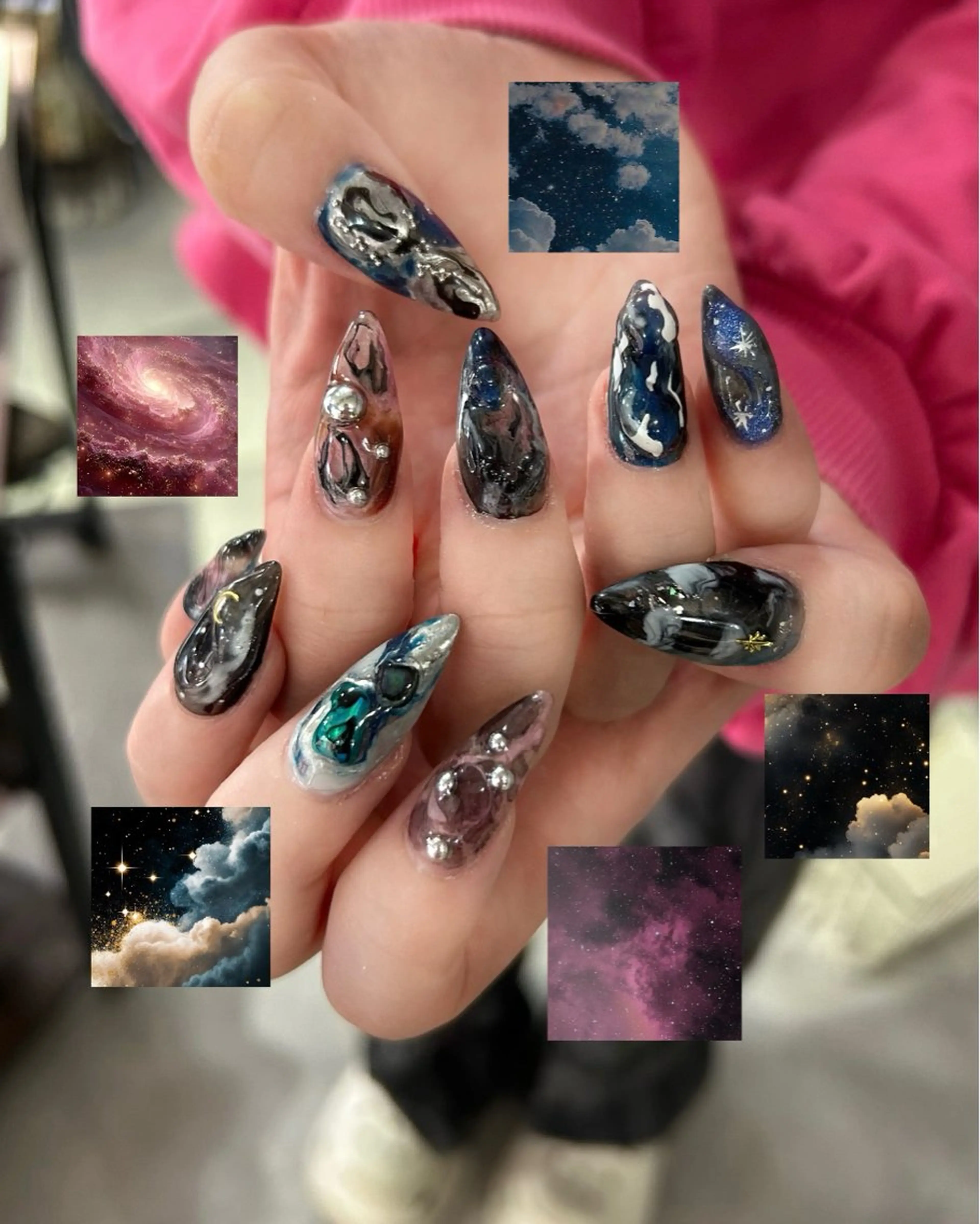 ネイル ハンドネイル フットネイル ASA nail / アート☀︎ニュアンスのネイルデザイン