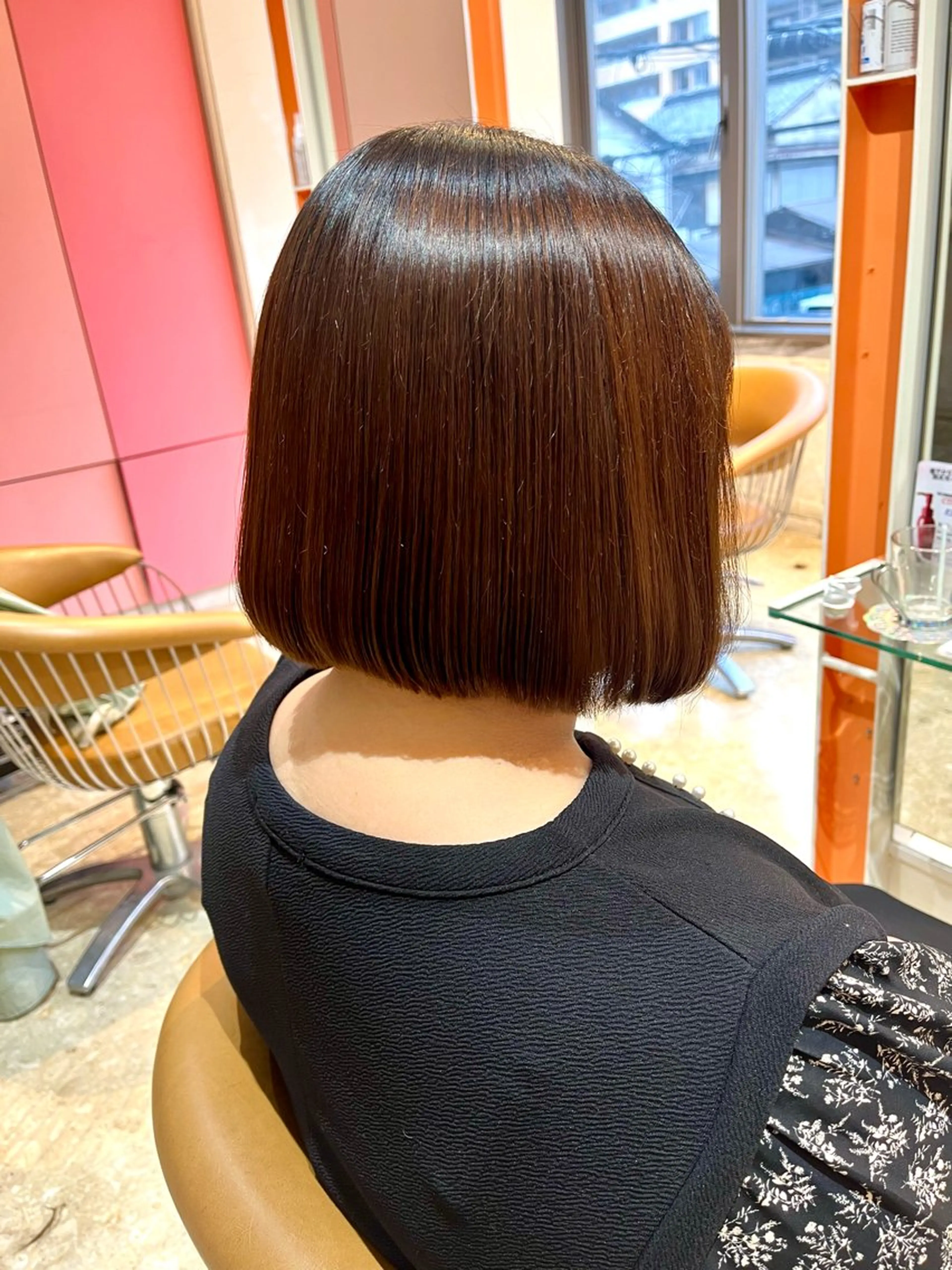 ショート パーマ カット ヘアカラー 縮毛矯正 うしだ かおるのヘアスタイル