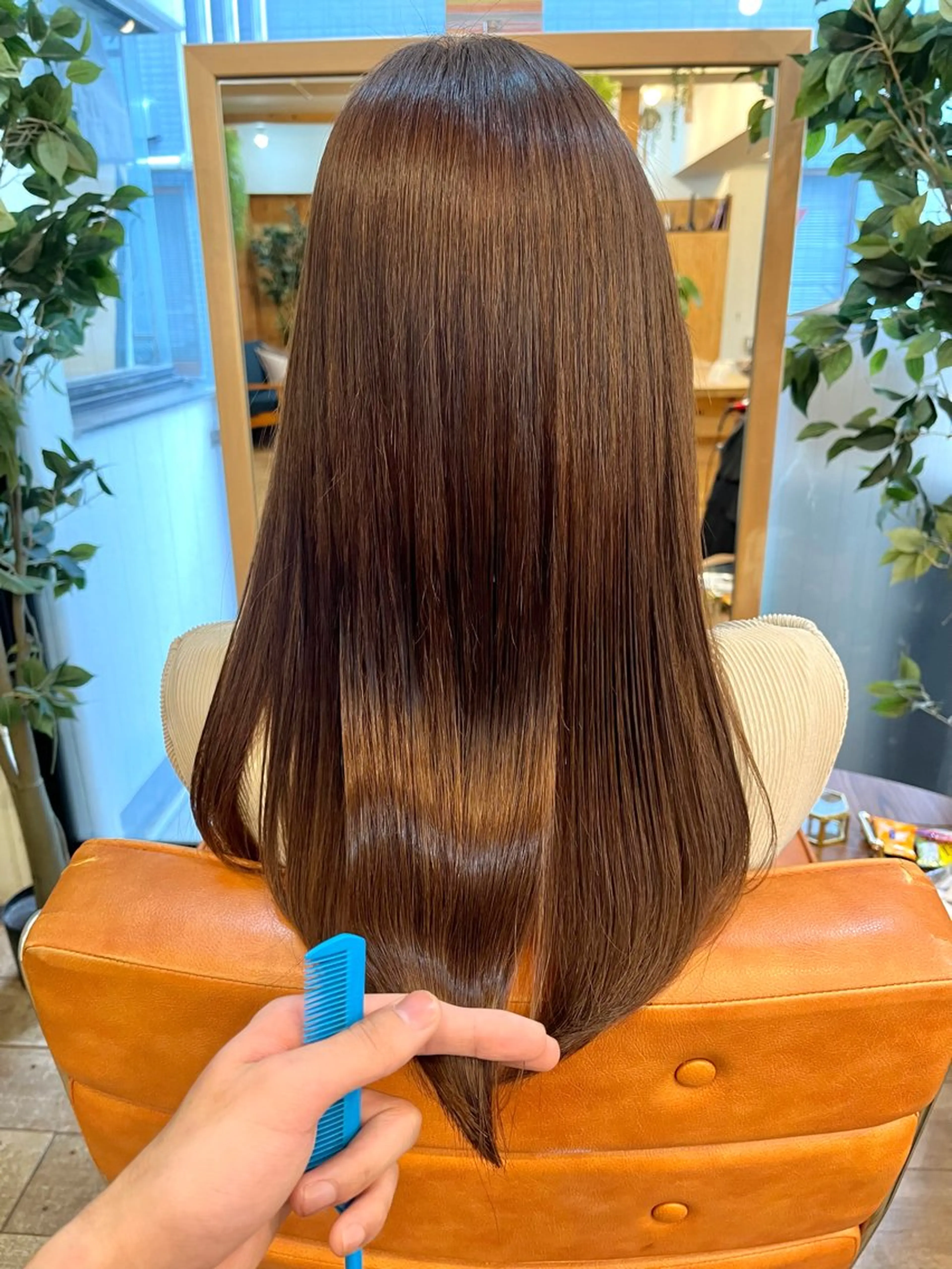 ロング ⚪️髪質改善 縮毛 店長 コウ⚪️のヘアスタイル