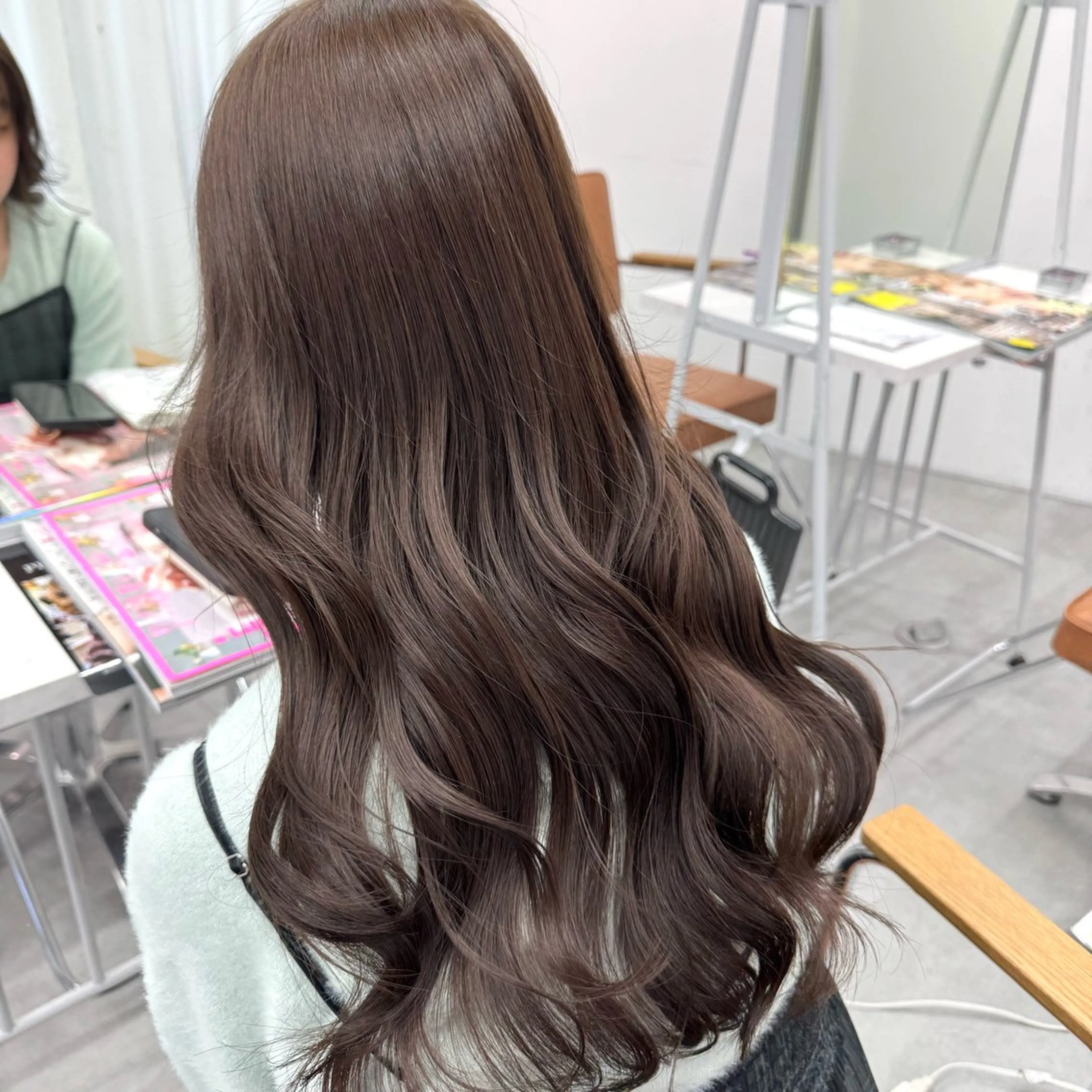 ロング カラー ヘアアレンジ ヘアカラー ブリーチなしカラー /新百合ヶ丘/安形翔のヘアスタイル