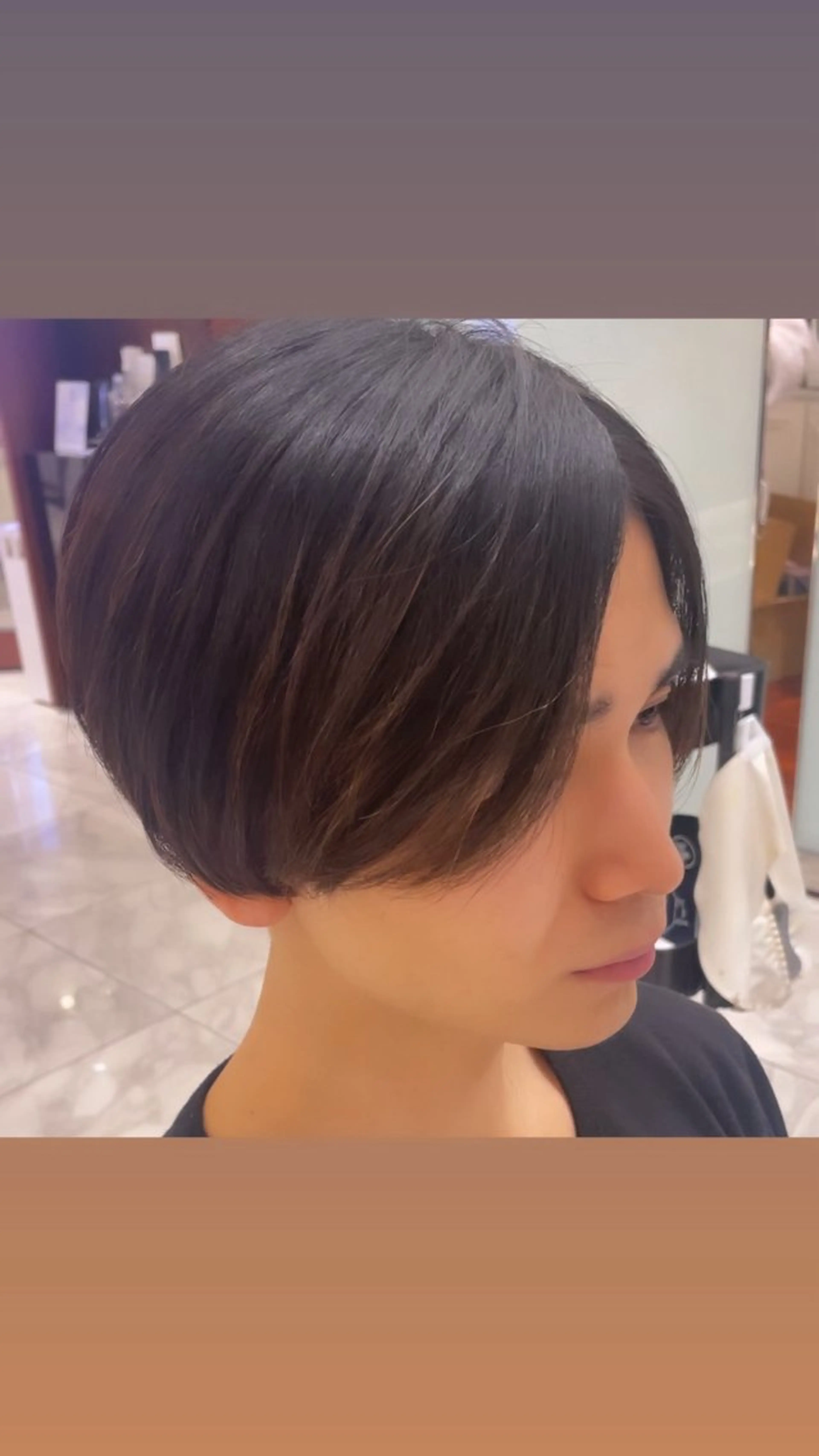 ミディアム パーマ カット ボブパーマ 🌷ヨシカワハナコのヘアスタイル