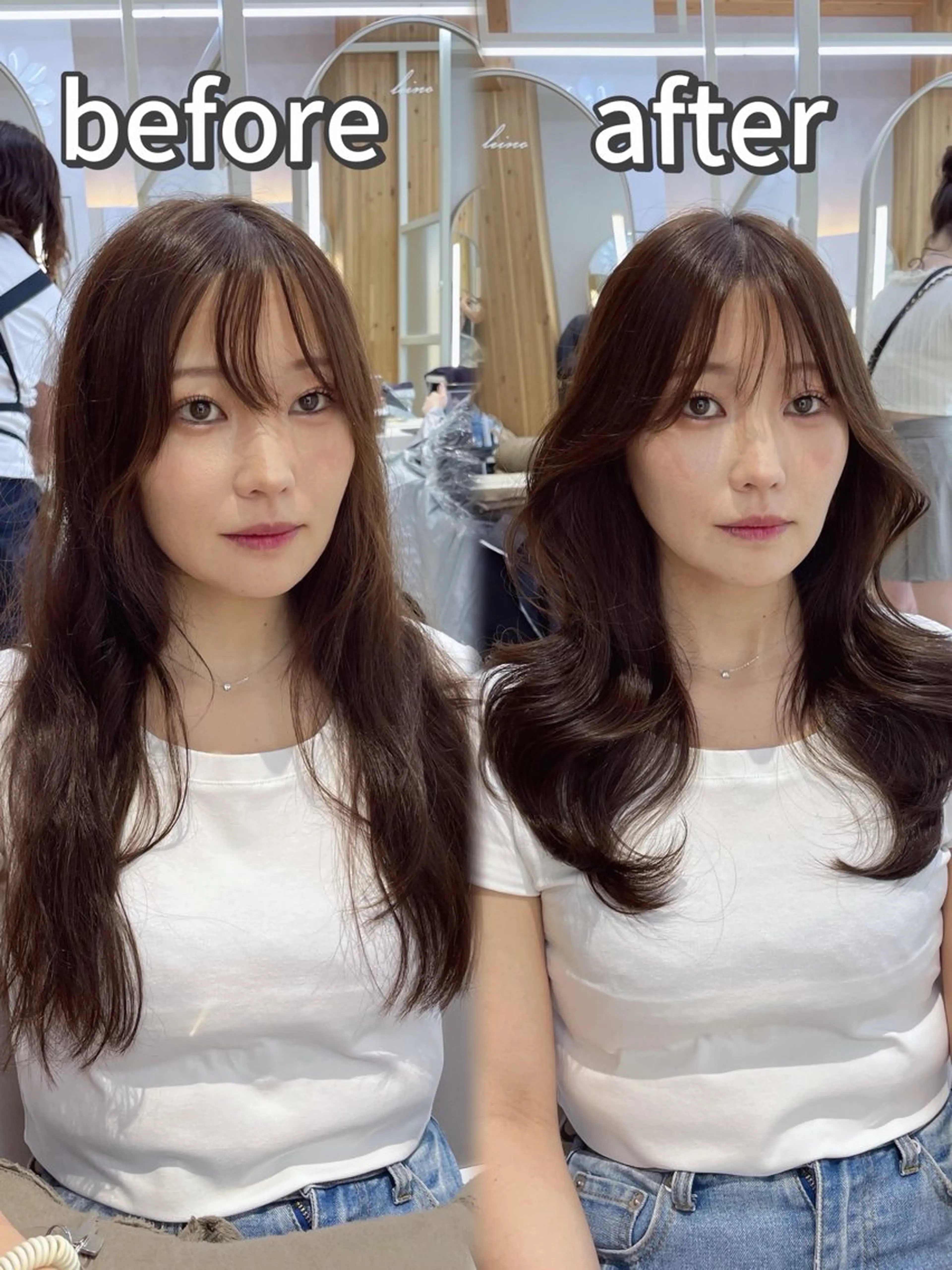 セミロング カット ヘアカラー トリートメント レイヤー/顔周り /透明感/TAKUのヘアスタイル