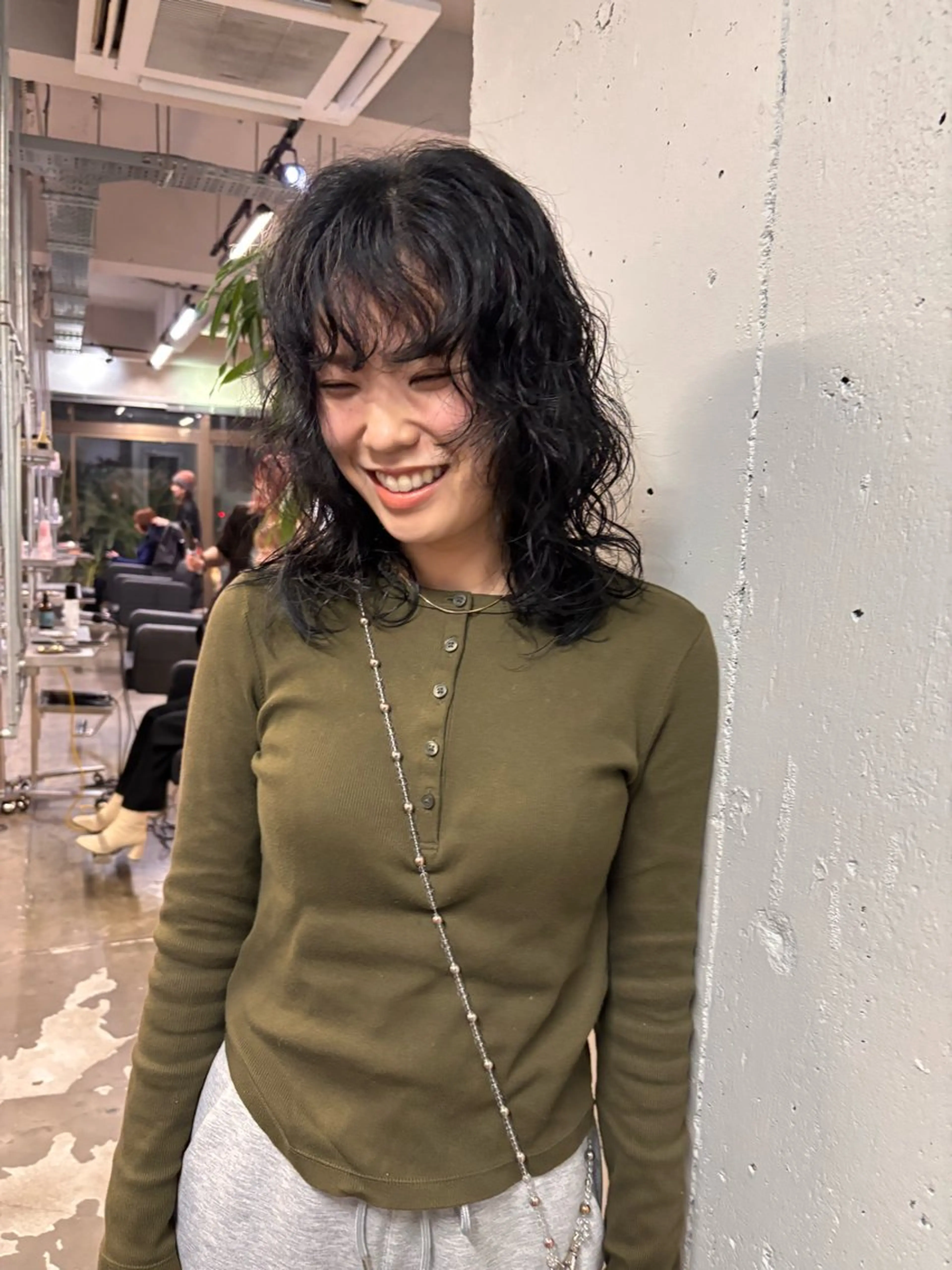 ミディアム パーマ カット パーマ ボブとパーマの達人 /美容室難民の方是非のヘアスタイル