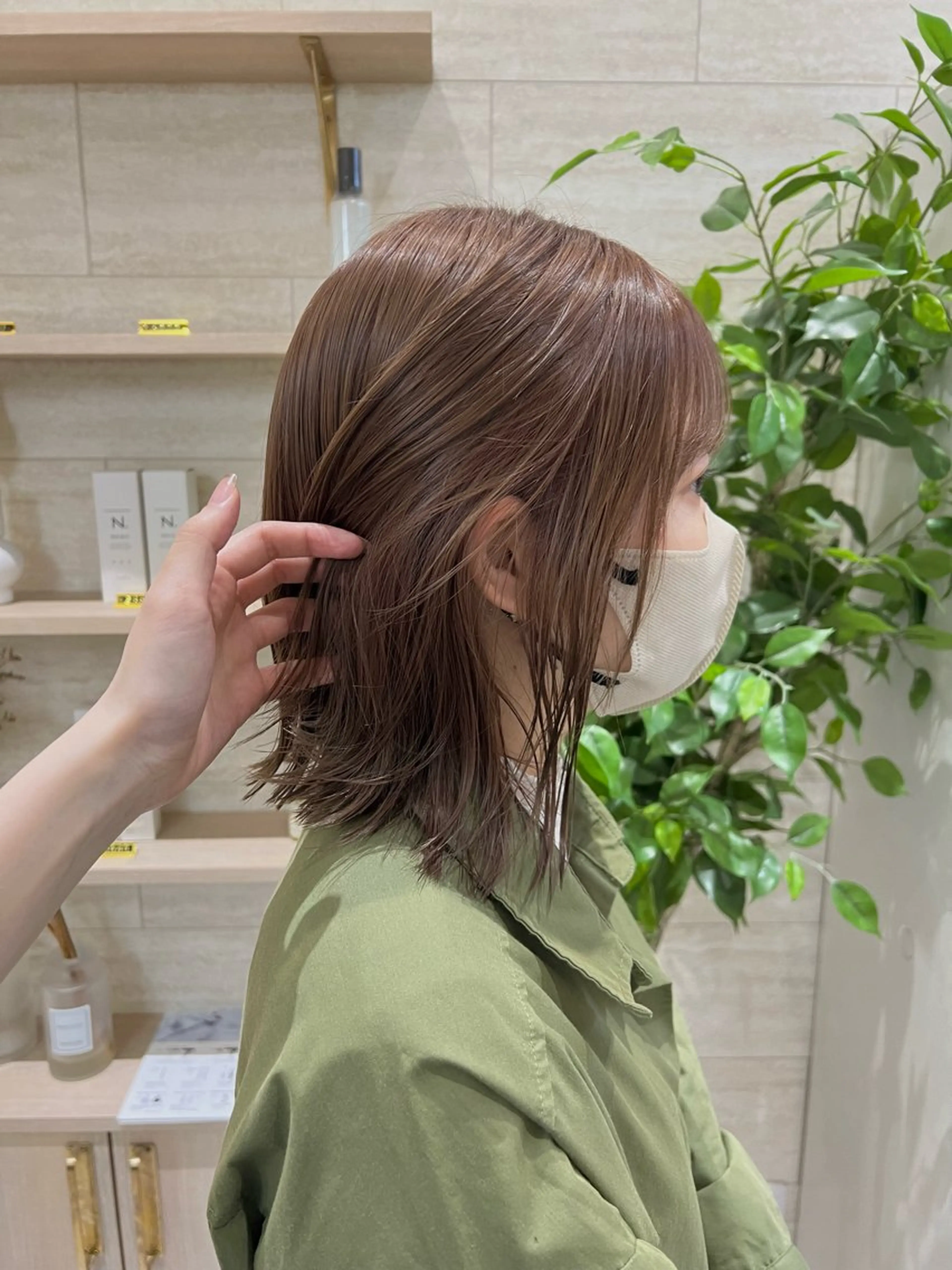 ミディアム 🎀zina/韓国 🎀amiのヘアスタイル