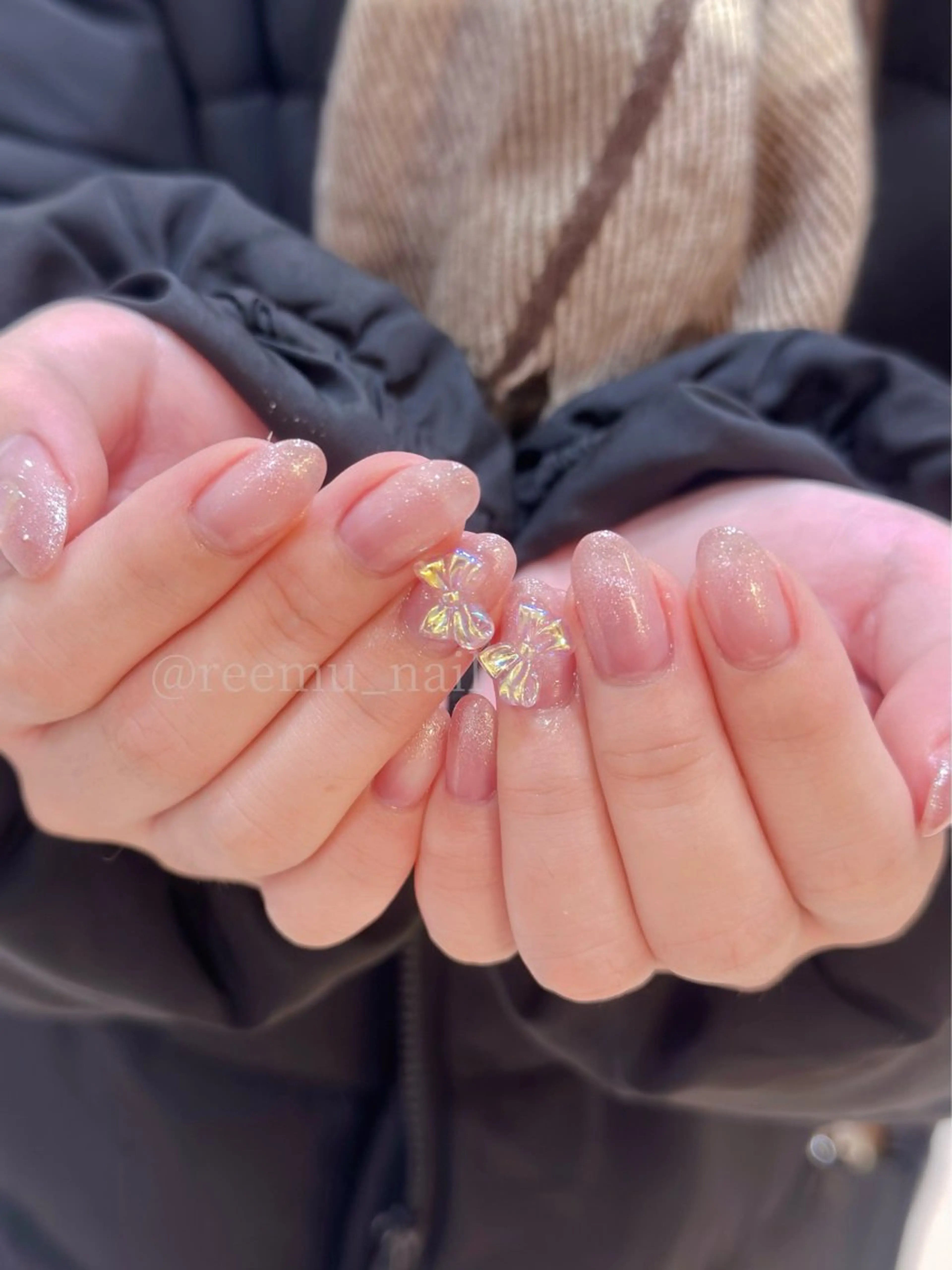 【3回まで当店オフ込み】うる艶マグネットネイル🎀の写真