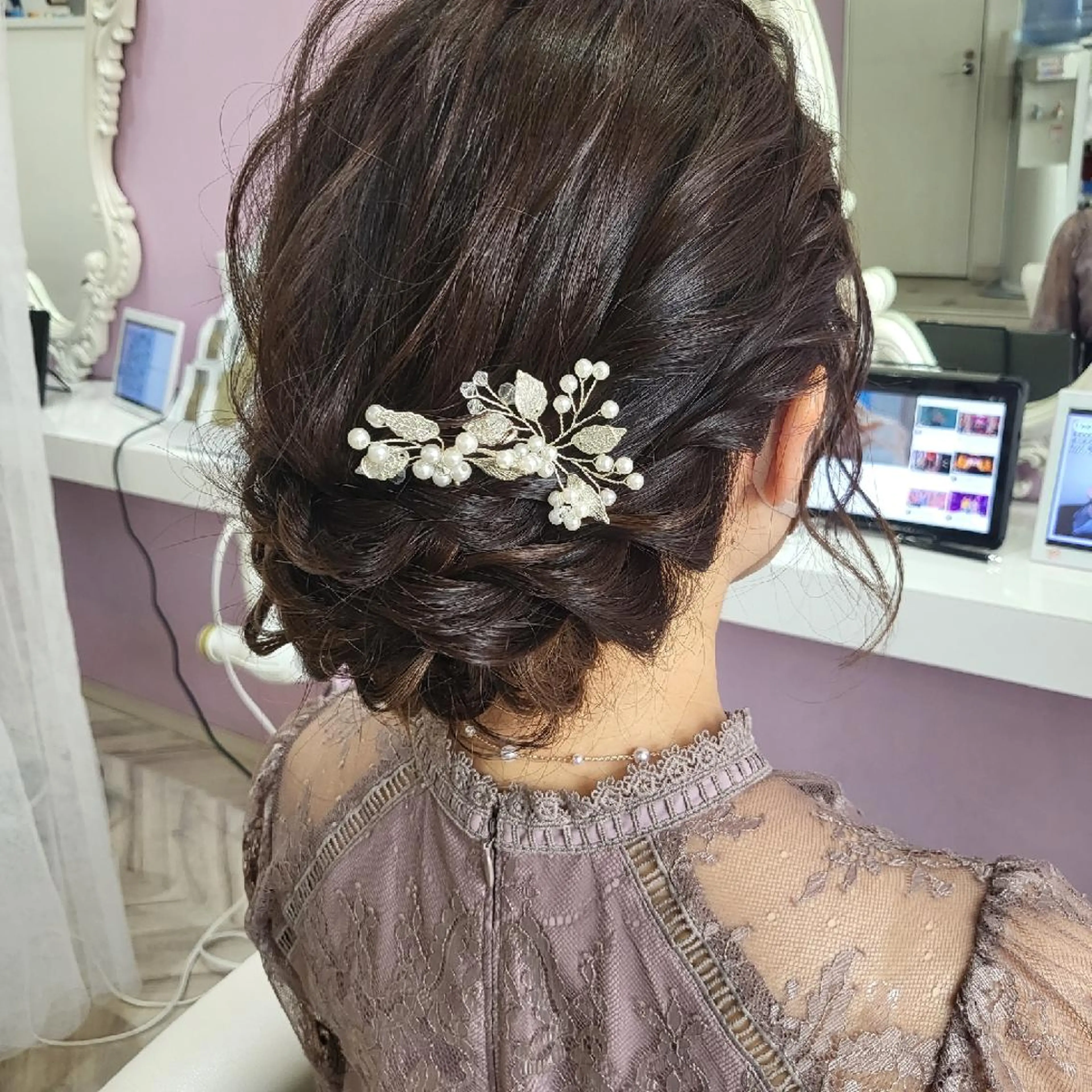 ロング ヘアアレンジ カラー ヘアセット ナカシマ  アユミのヘアスタイル