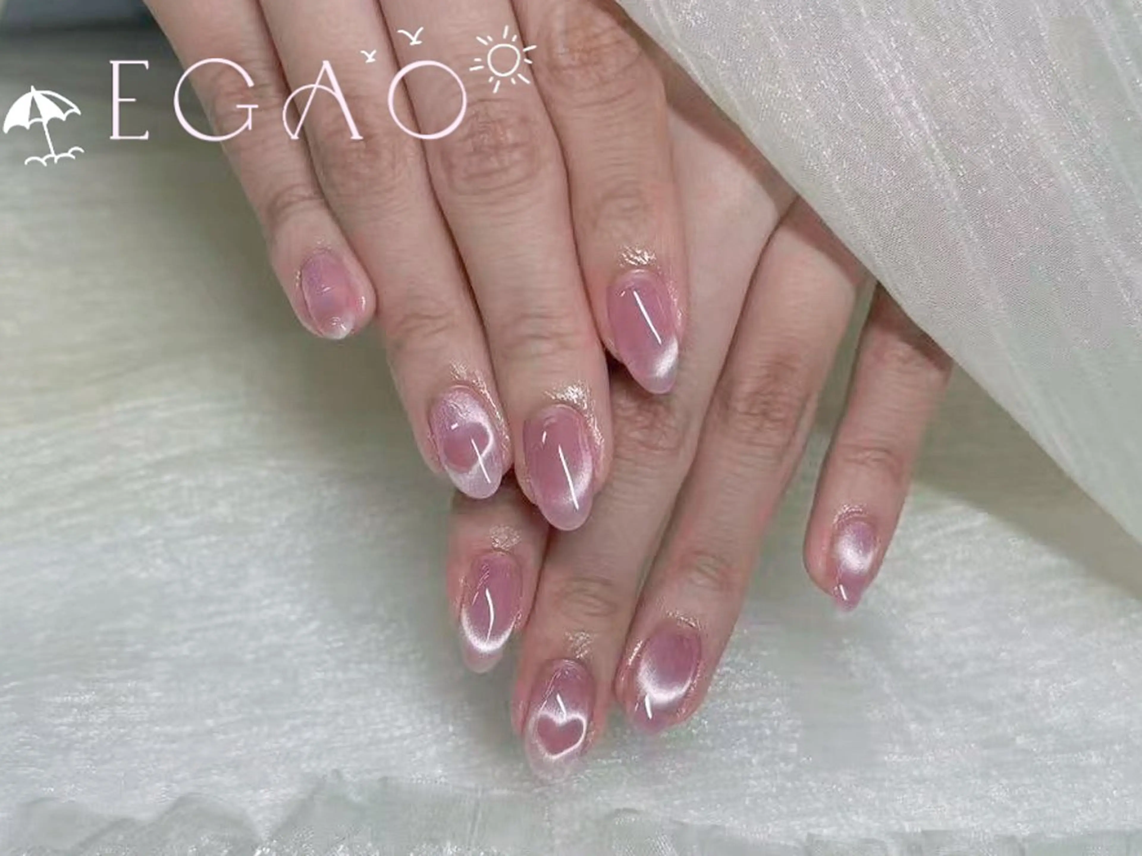 ネイル アートネイル フットネイル フレンチネイル ジェルネイル グラデーション ハンドネイル Egao Nail錦糸町店のネイルデザイン