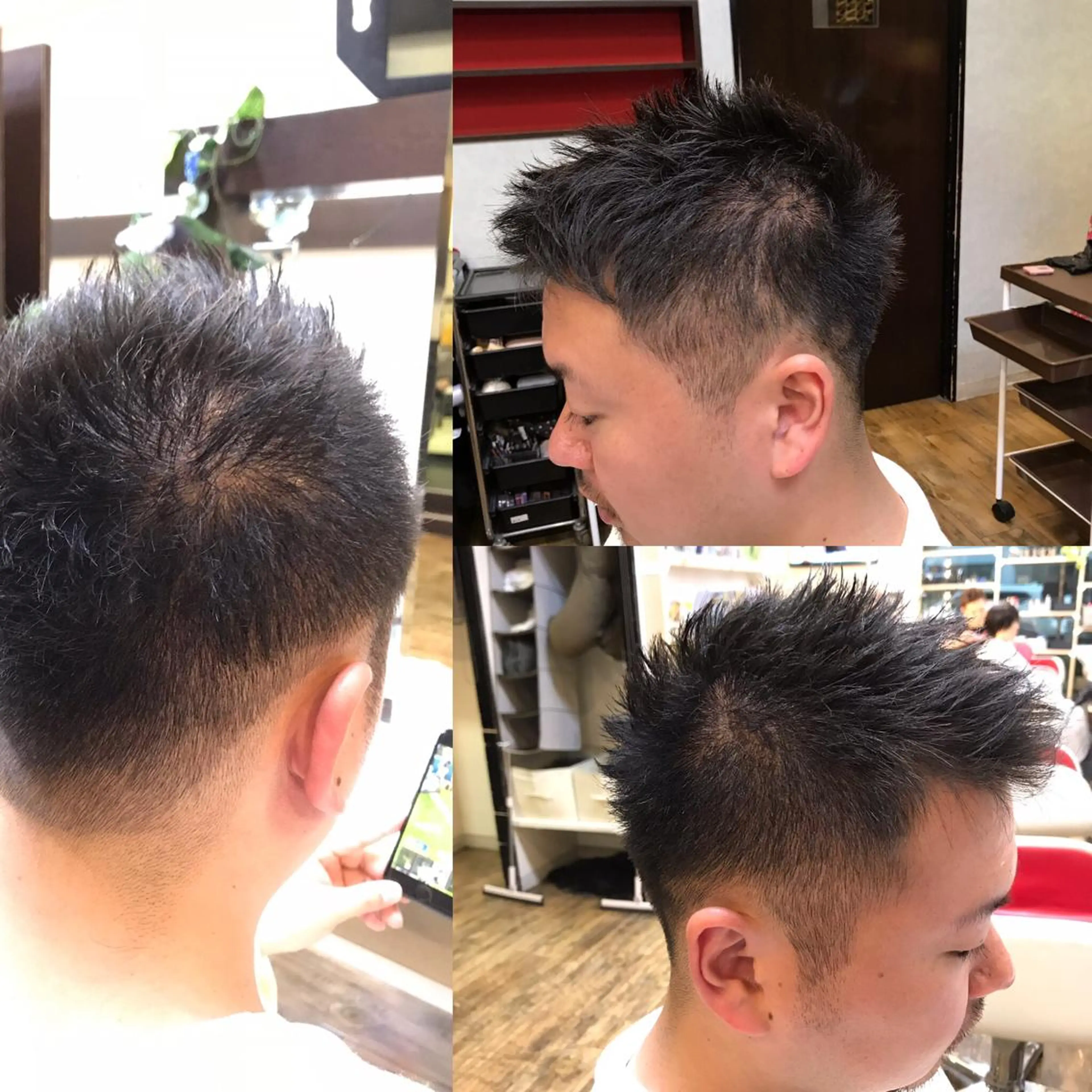 ショート メンズ ショートヘア カット 赤羽、髪質改善サロン 吉野リョウスケのヘアスタイル