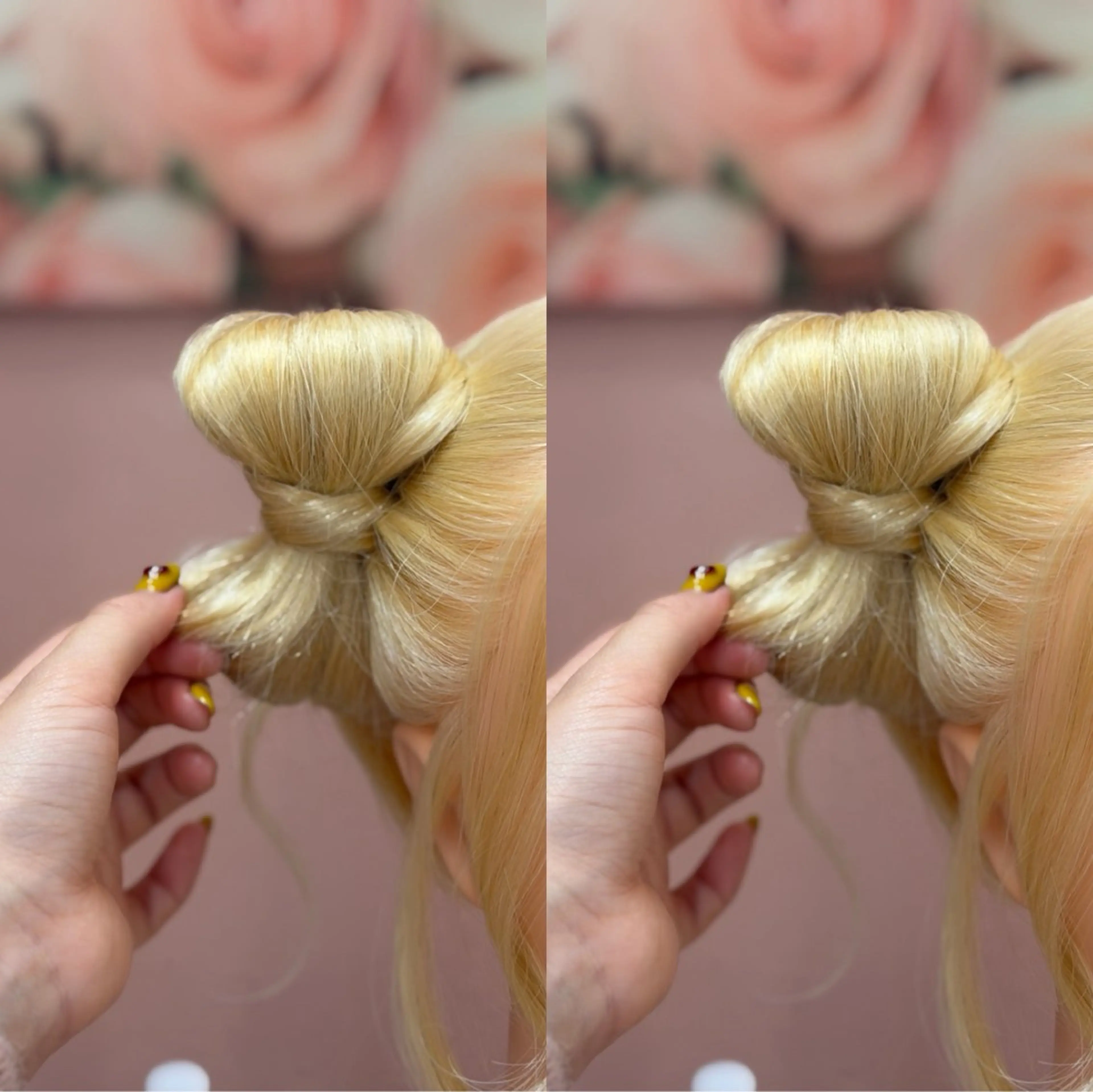 ミディアム ヘアアレンジ ヘアセット 梅田茶屋町ヘアセット 🎀RIONA🎀のヘアスタイル