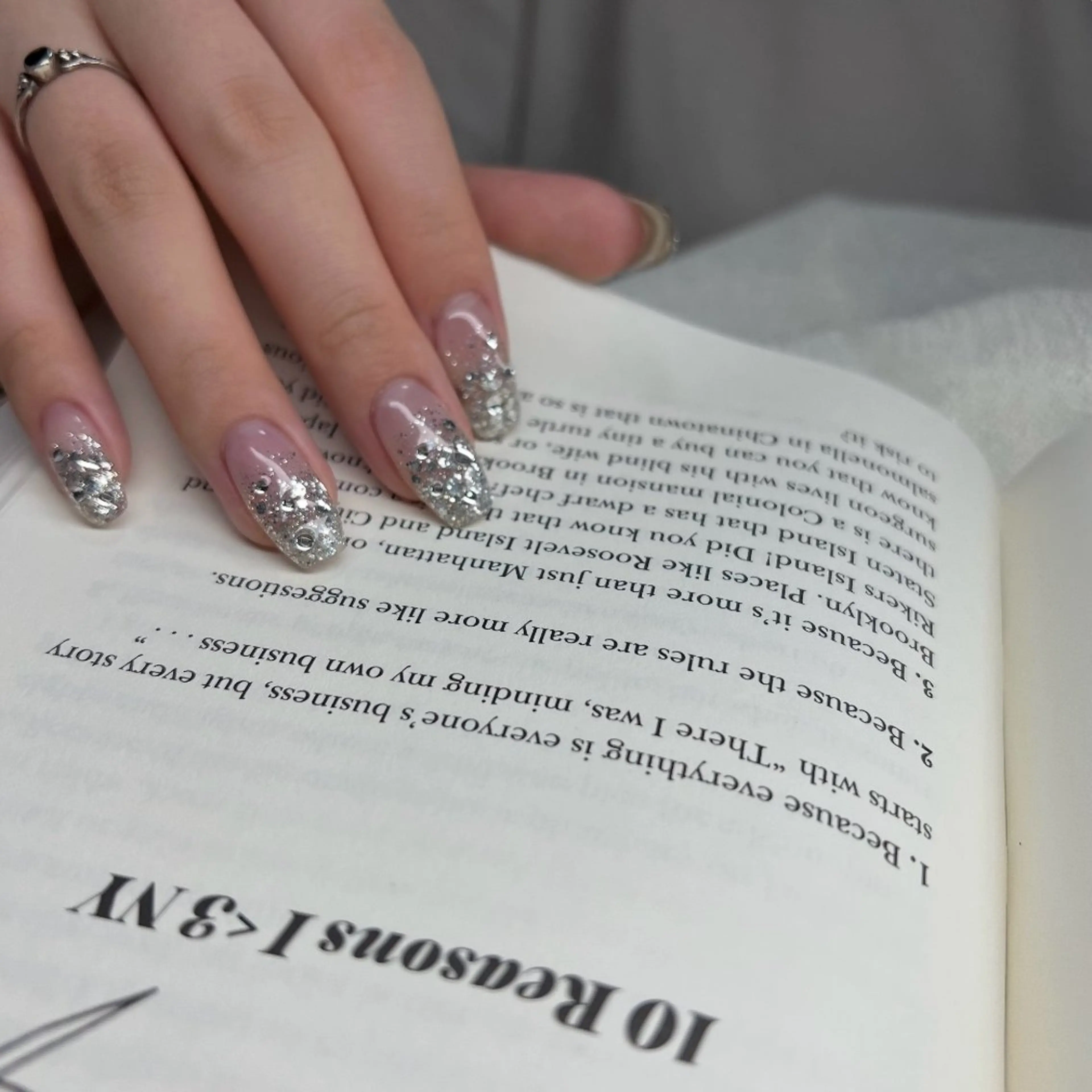 ハンドネイル（シンプルネイル）の写真