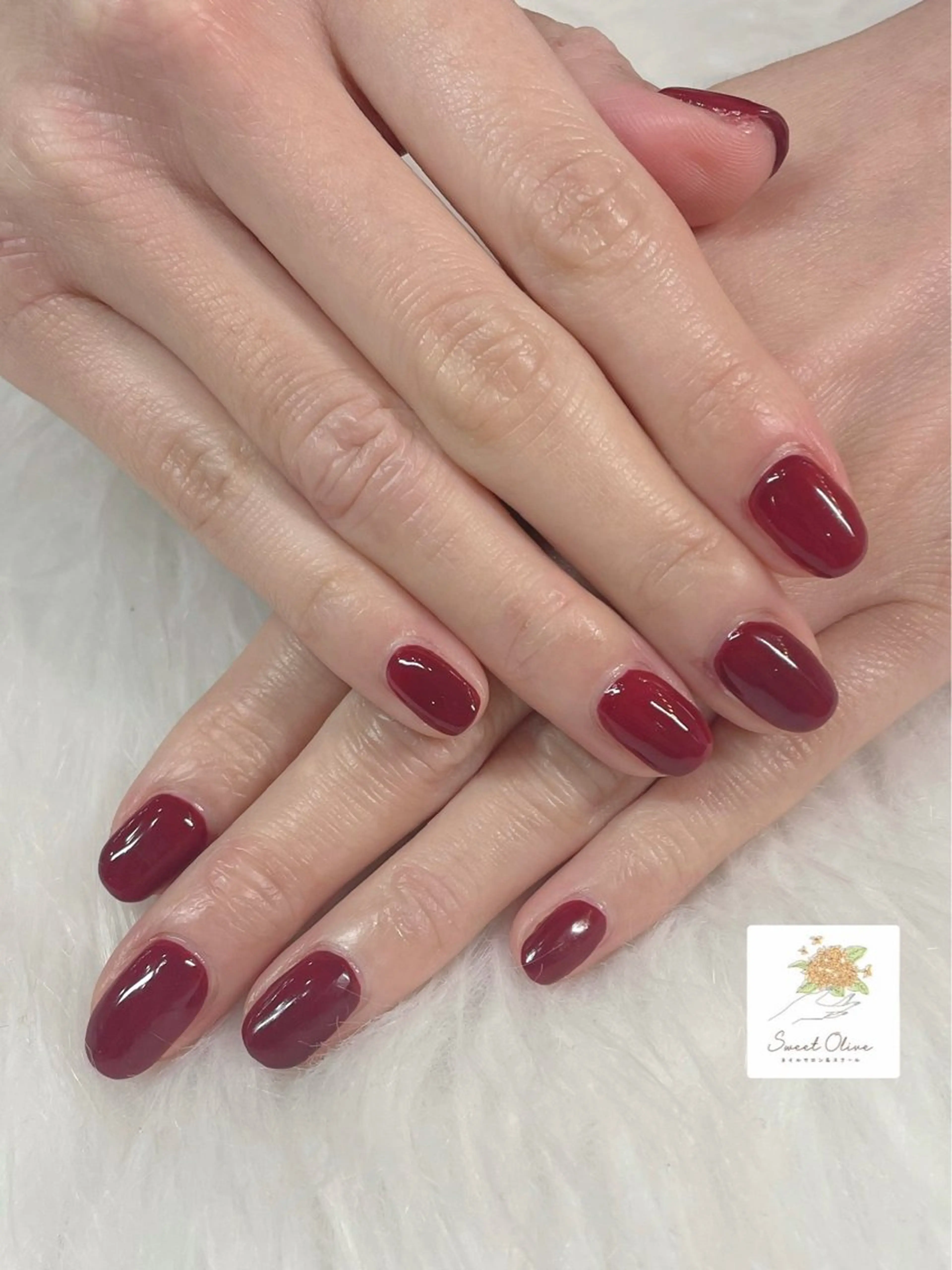 ネイル ワンカラーネイル SweetOlive Chinatsuのネイルデザイン