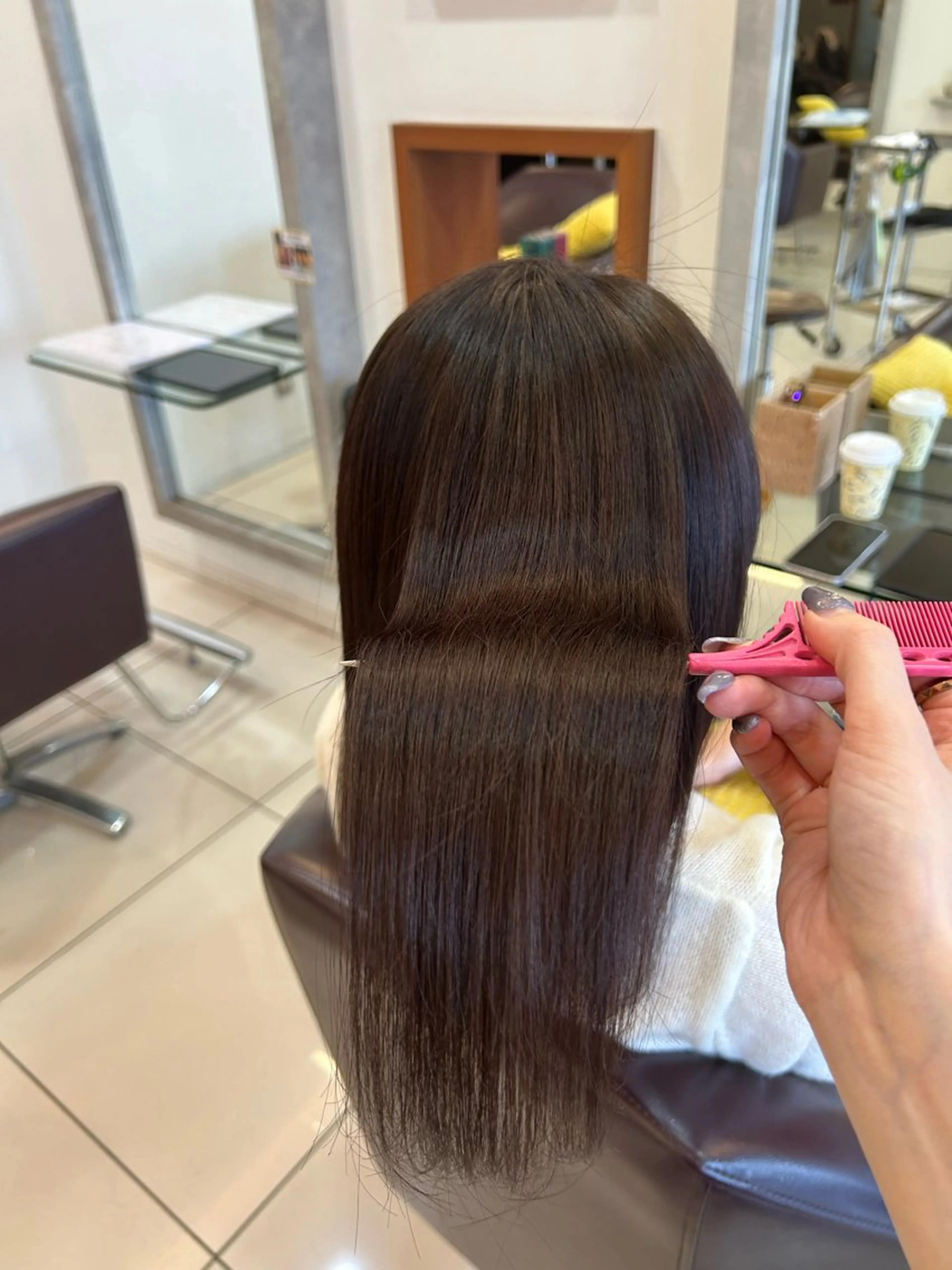 セミロング トリートメント トップスタイリスト 林すずかのヘアスタイル