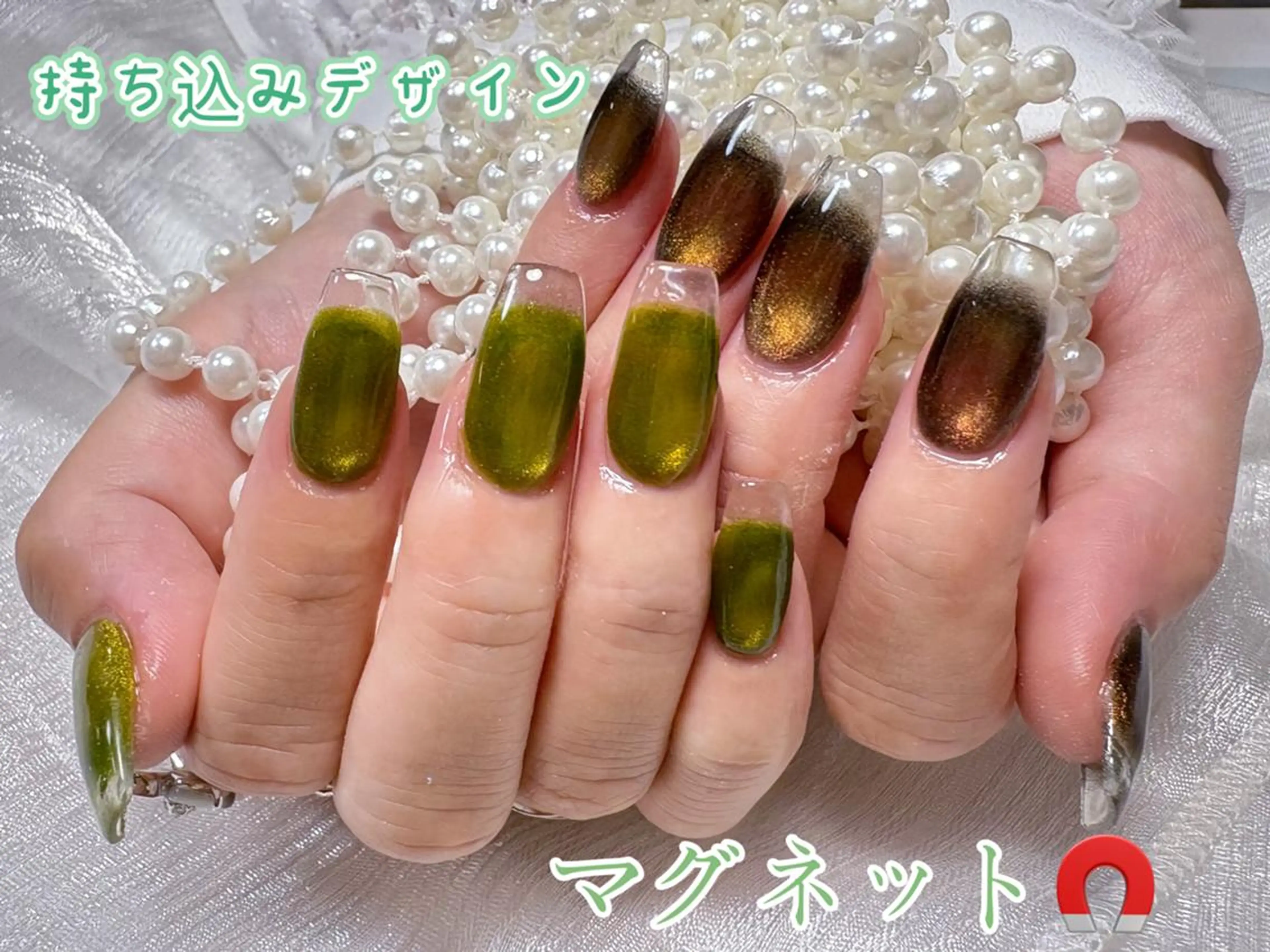 ネイル ハンドネイル 💙羽生 彩光💙のネイルデザイン