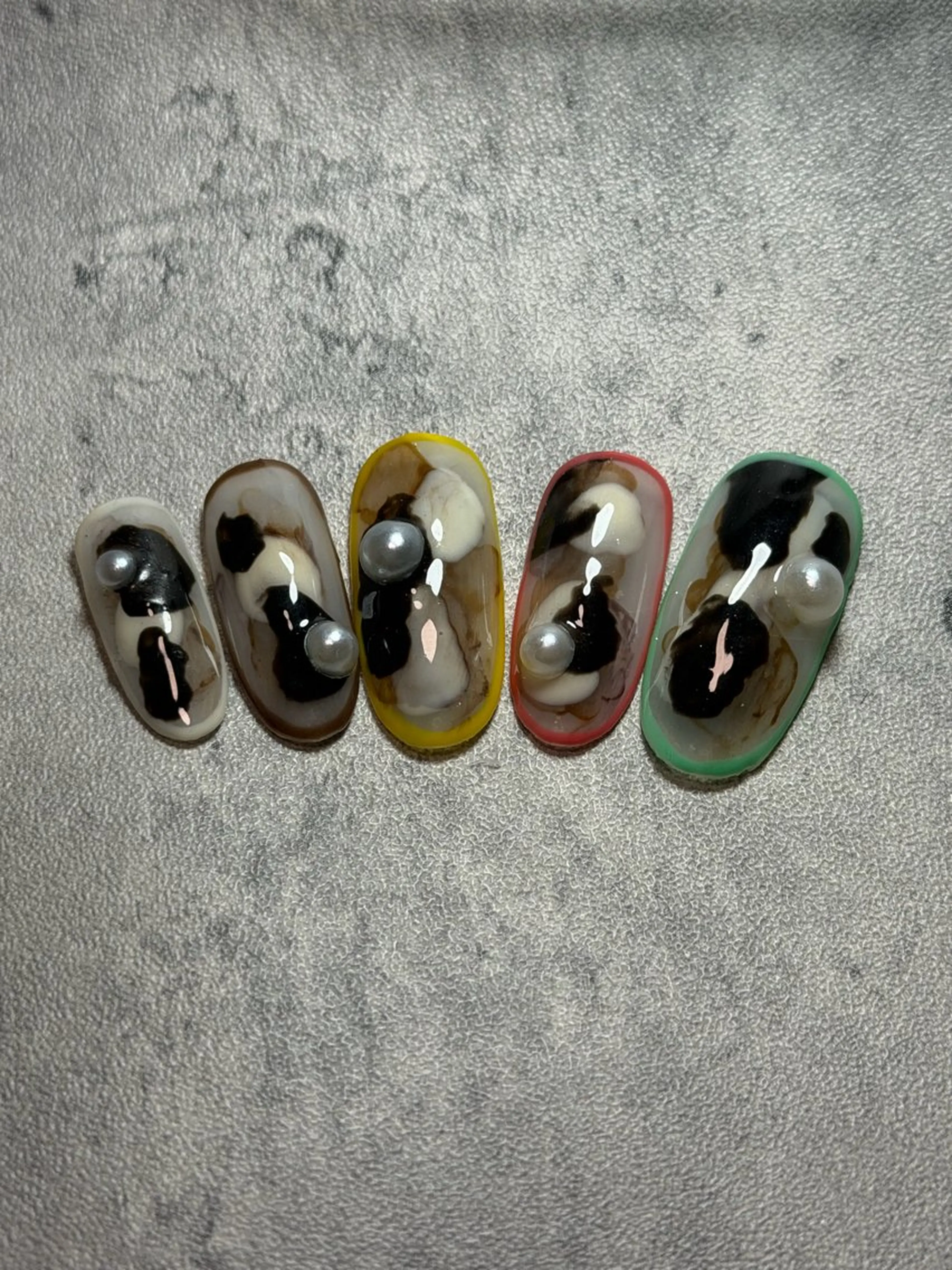 🌷ミニモ限定🌷フットワンカラー(オフ込み)の写真