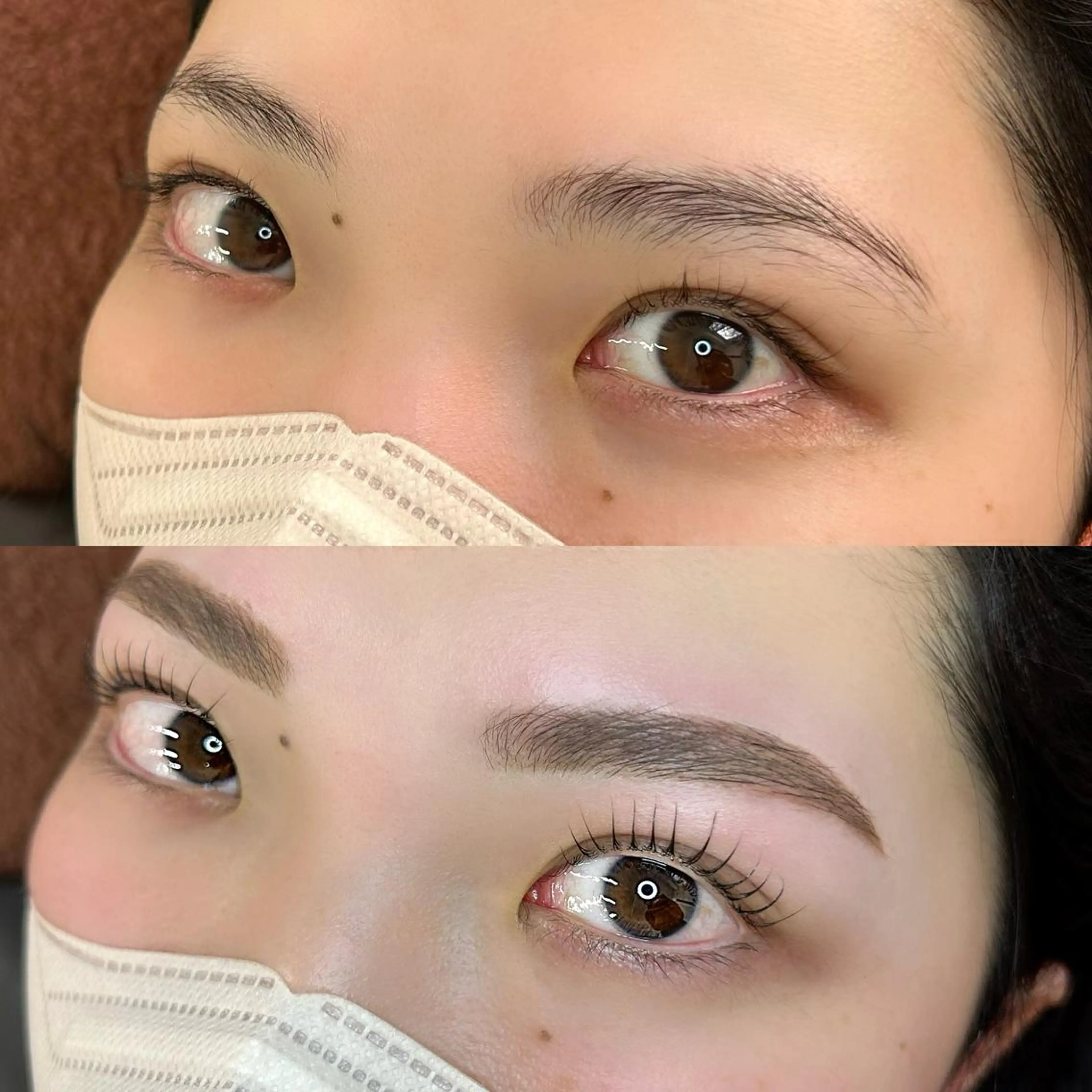 アイブロウ 眉毛ワックス脱毛 prima梅田店 研修店舗のマツエク・マツパデザイン