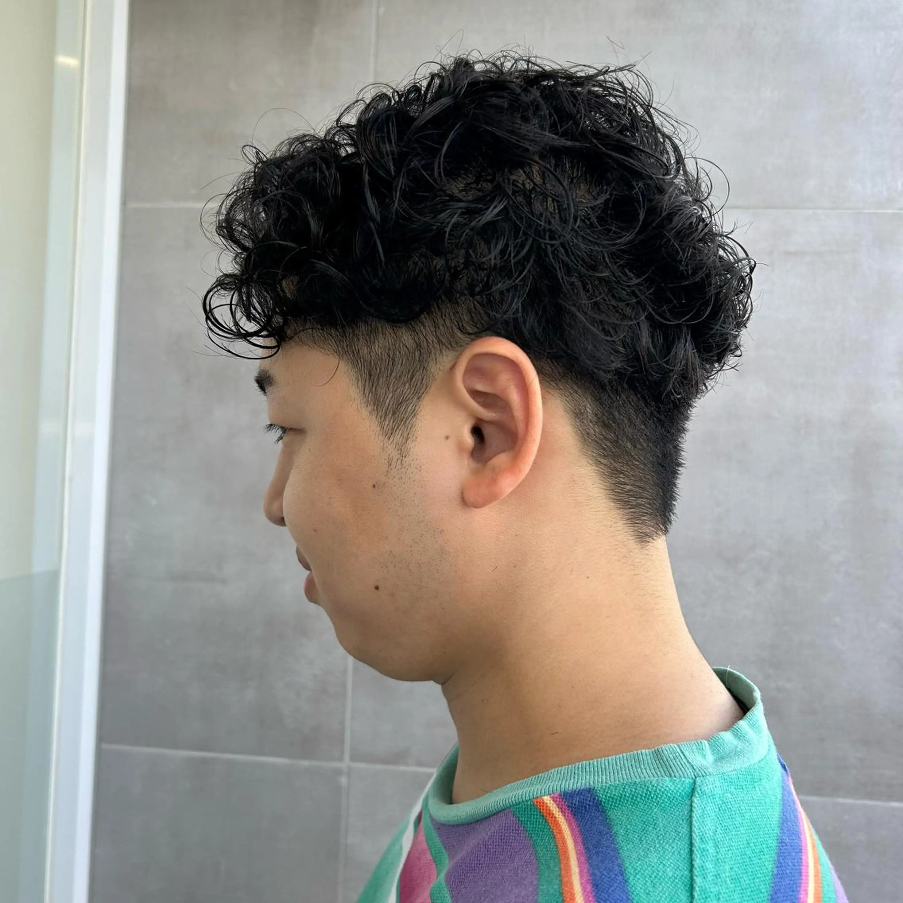 パーマ メンズ 韓国メンズ特化 パーマSatskiのヘアスタイル