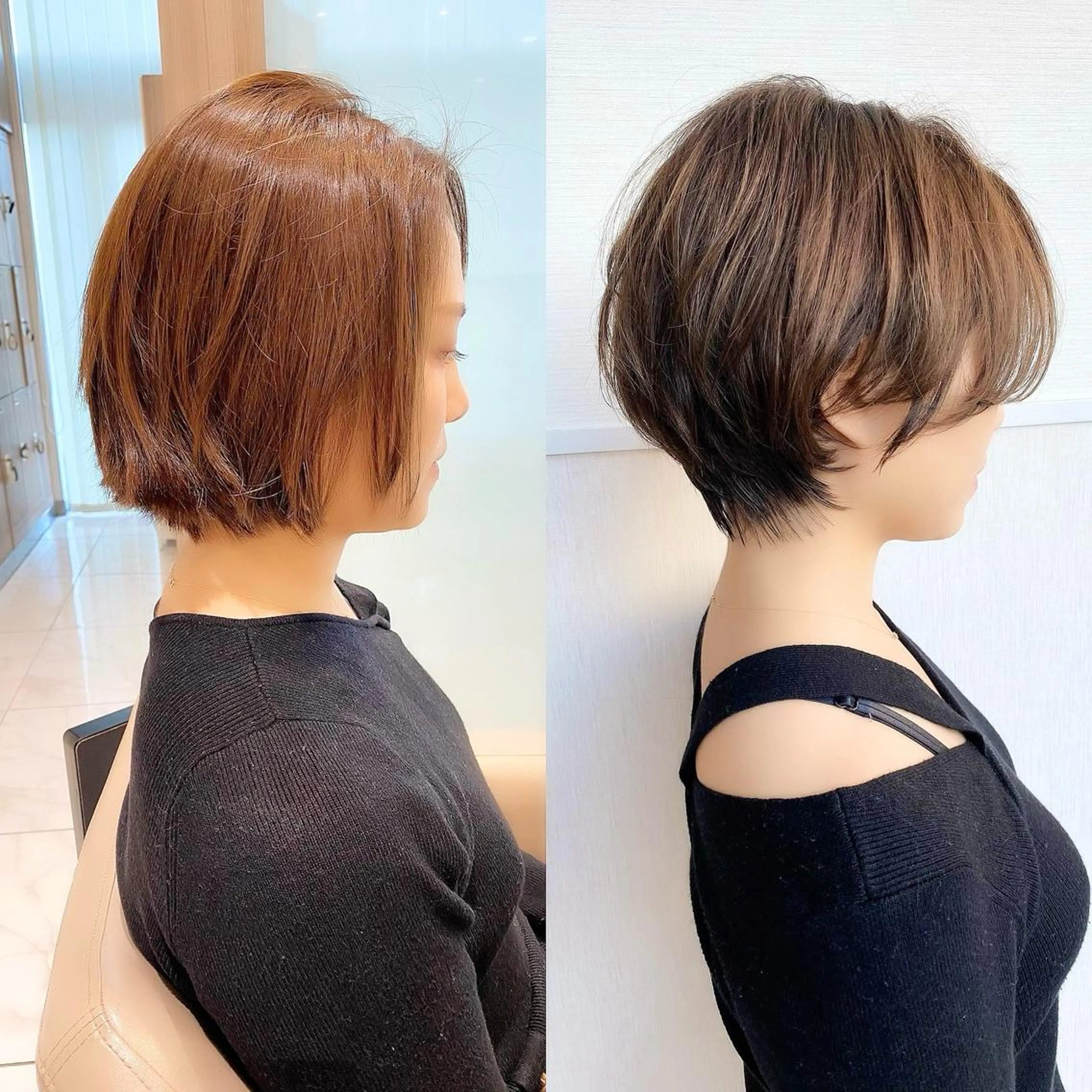 ショート 三鷹で1番ショート ボブをカットする新谷のヘアスタイル