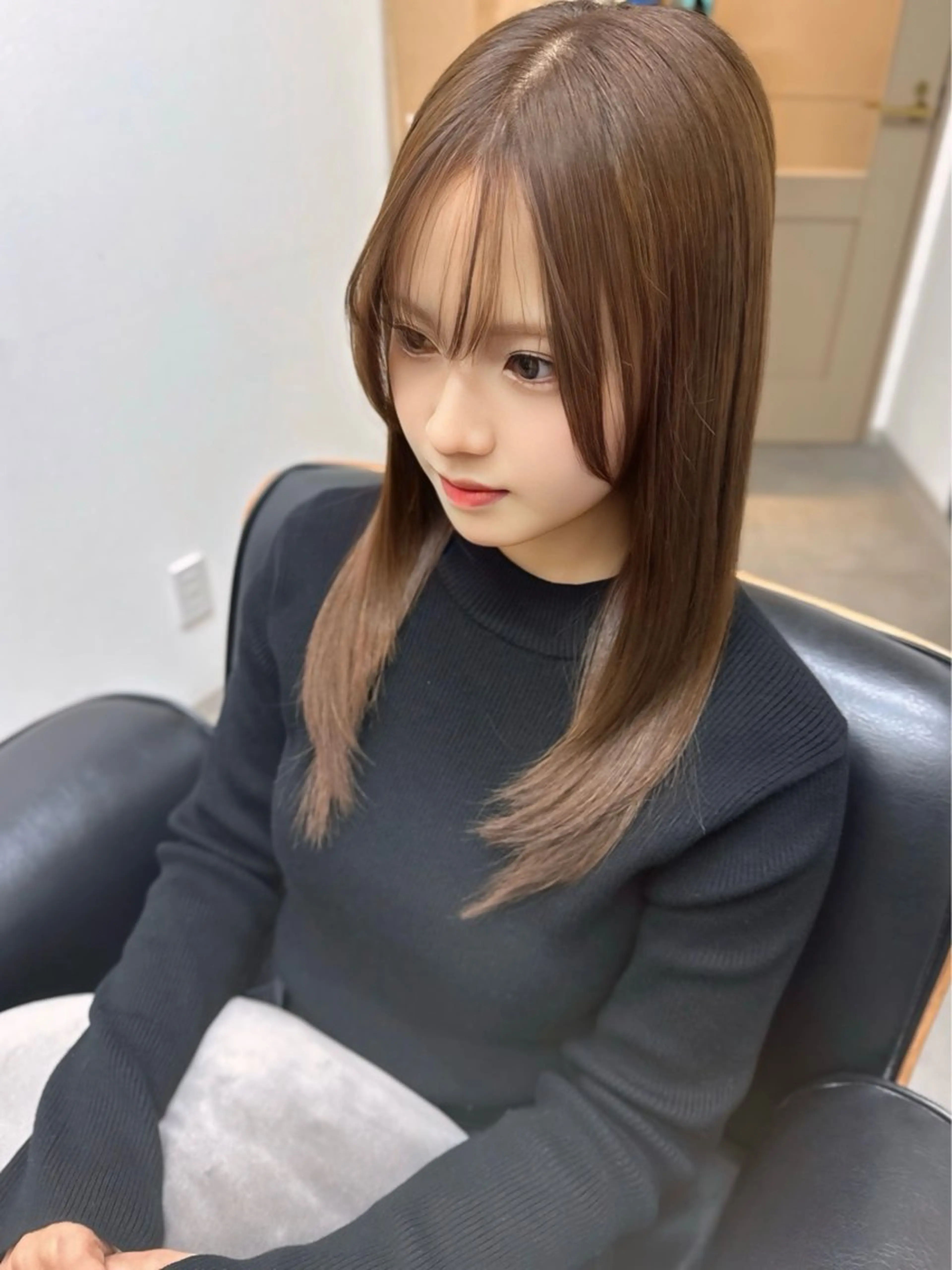 ロング カラー アディクシーカラー イルミナカラー クオルシアカラー 髪質改善 韓国風ヘア 艶髪改善師/高橋潤 /縮毛矯正のヘアスタイル