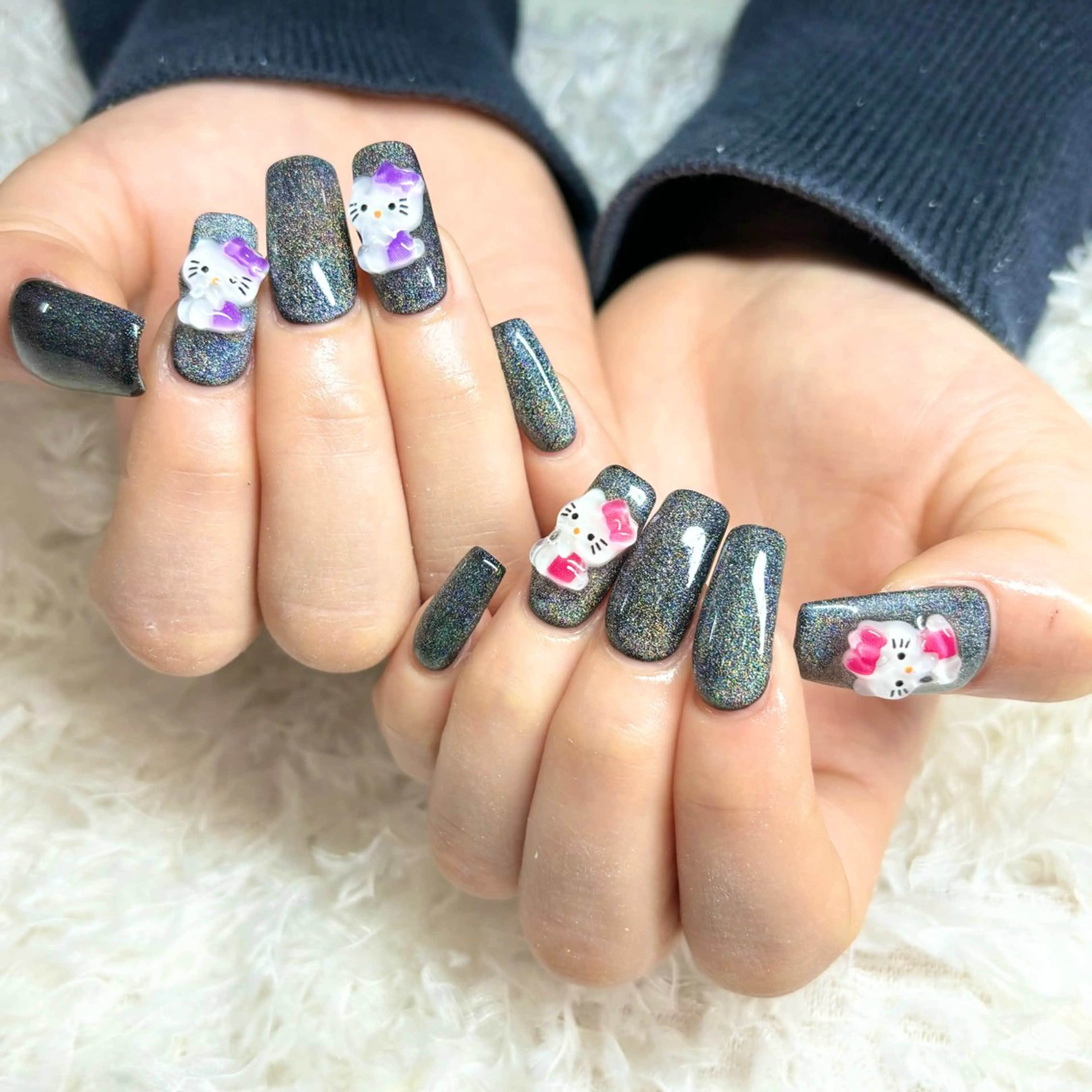 ネイル マグネットネイル 持ち込み ハンドネイル 鈴木 華乃のネイルデザイン