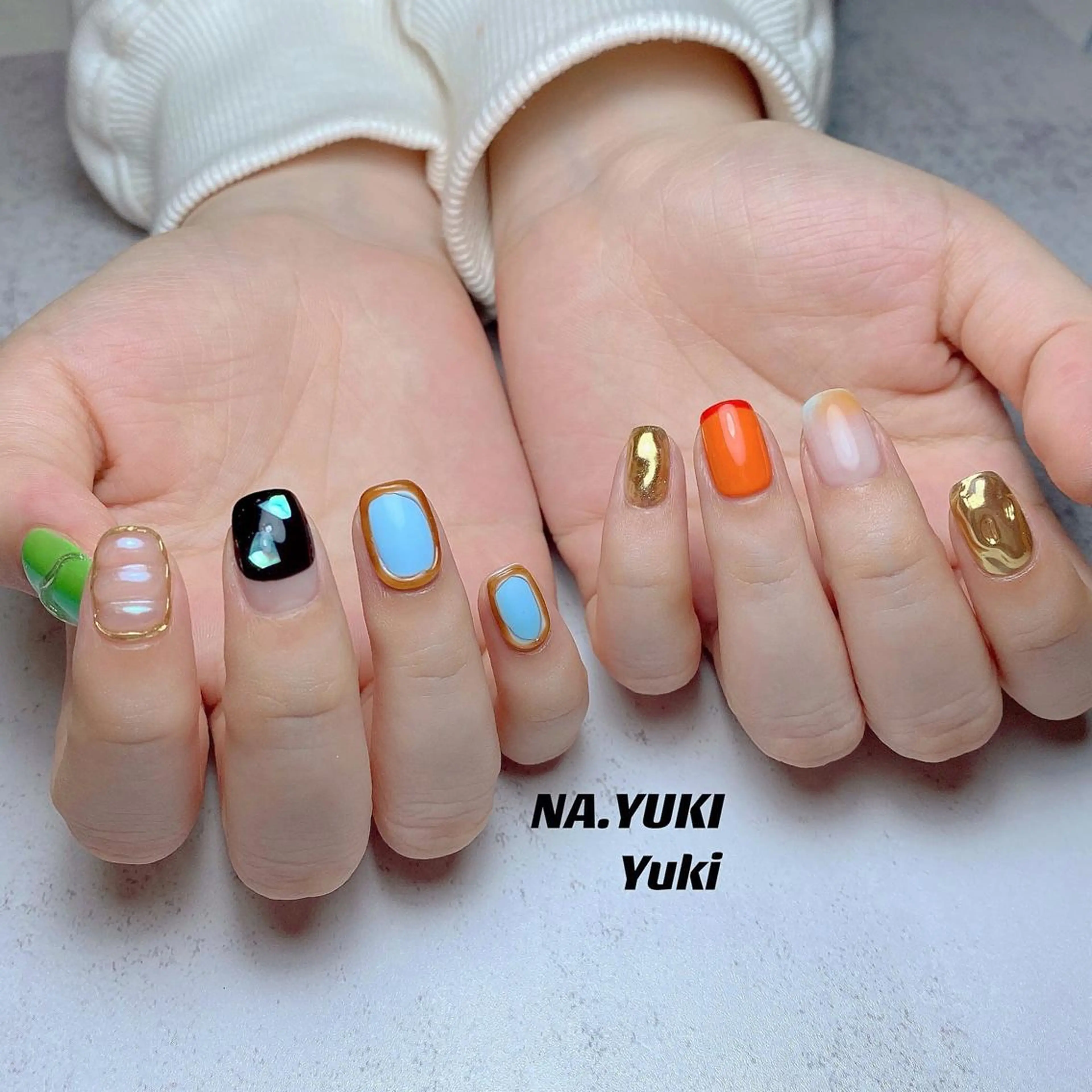 ネイル ハンドネイル ハンドケア ナユキNA.YUKI 池袋店のネイルデザイン