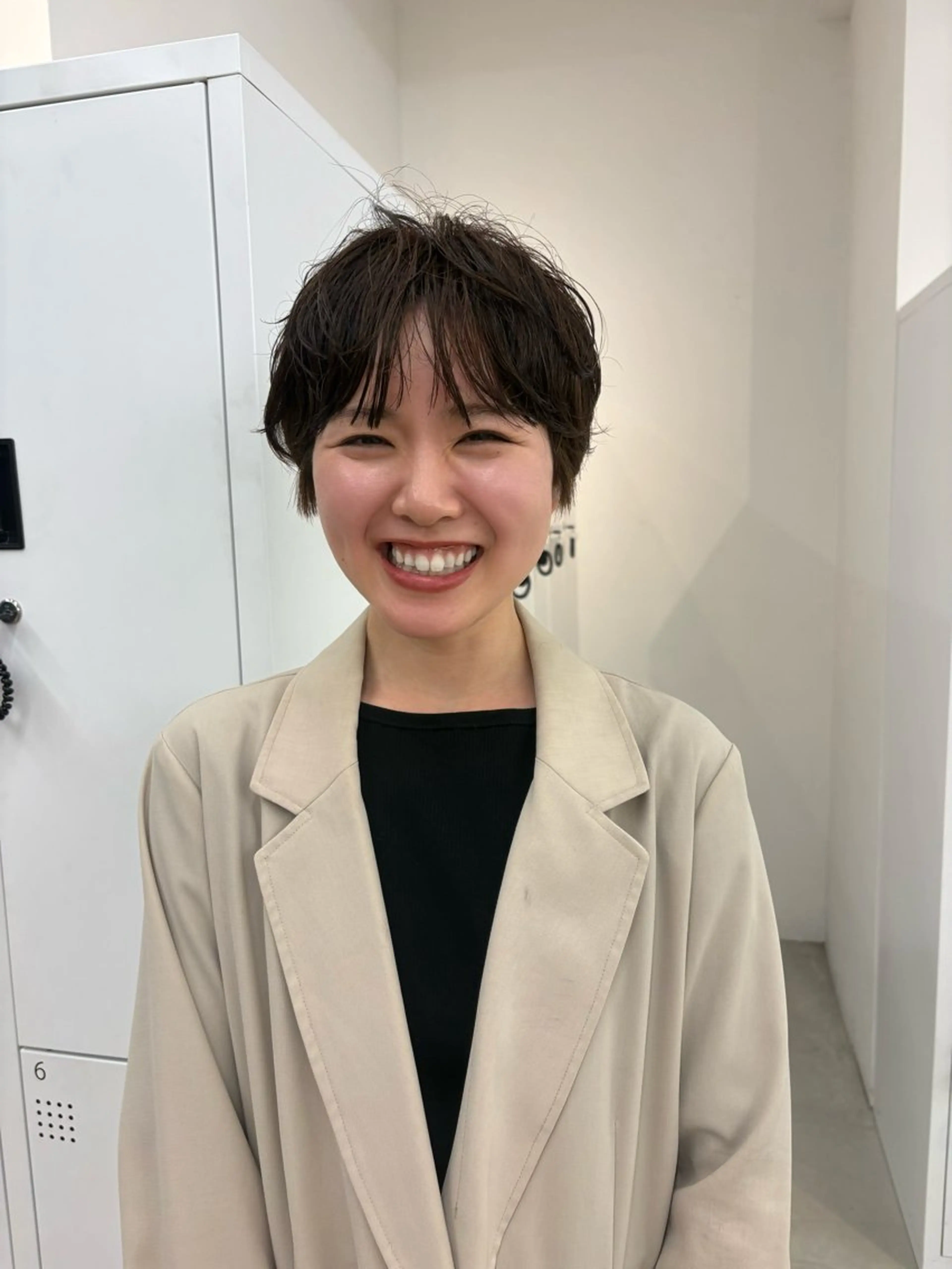 ショート ボブ/縮毛矯正/艶髪 /さのまなみのヘアスタイル