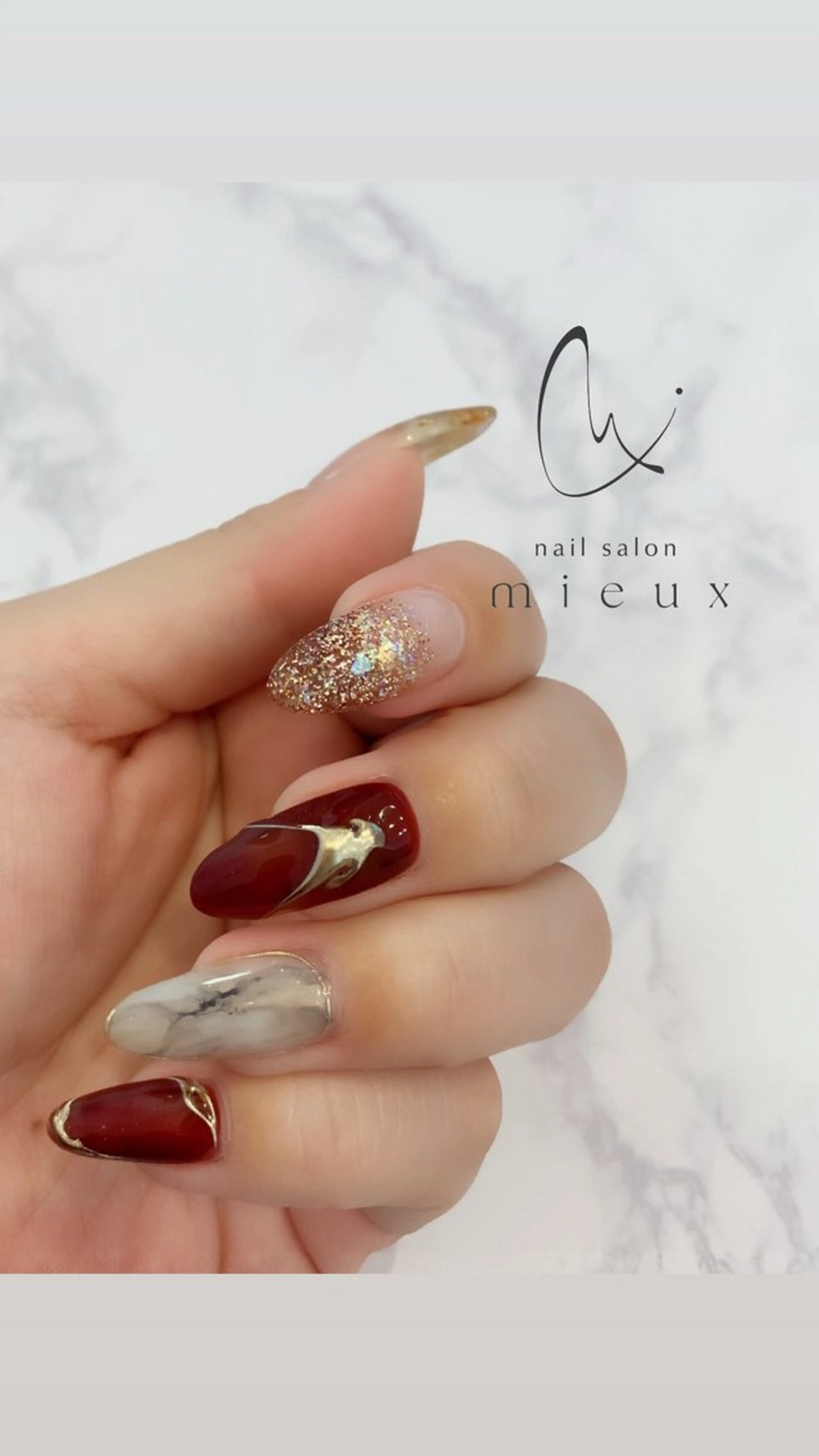 ネイル nailsalon mieuxのネイルデザイン
