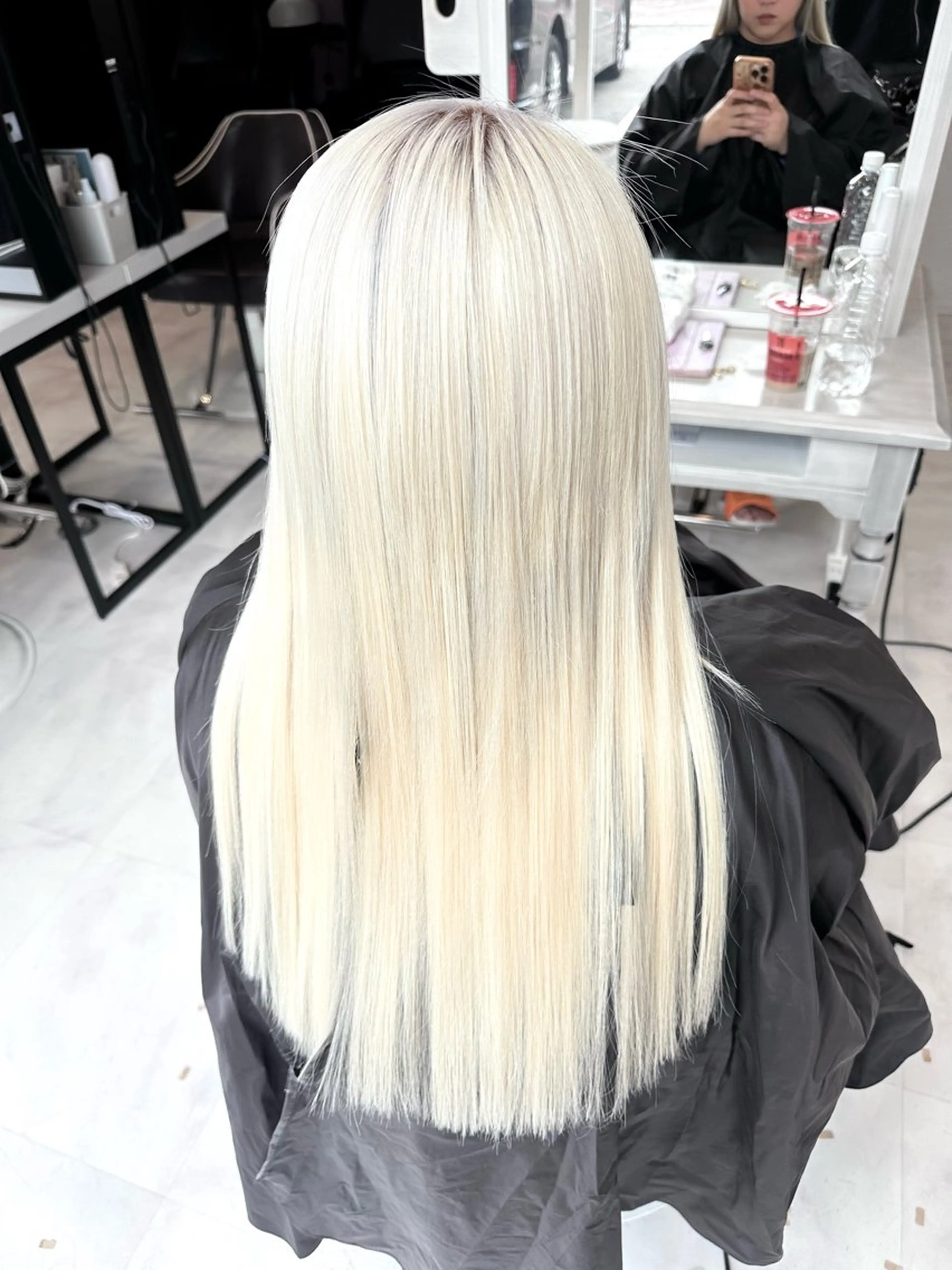 ロング カラー ダブルカラー エクステ エクステ 💘韓国カラー💘 クルミのヘアスタイル