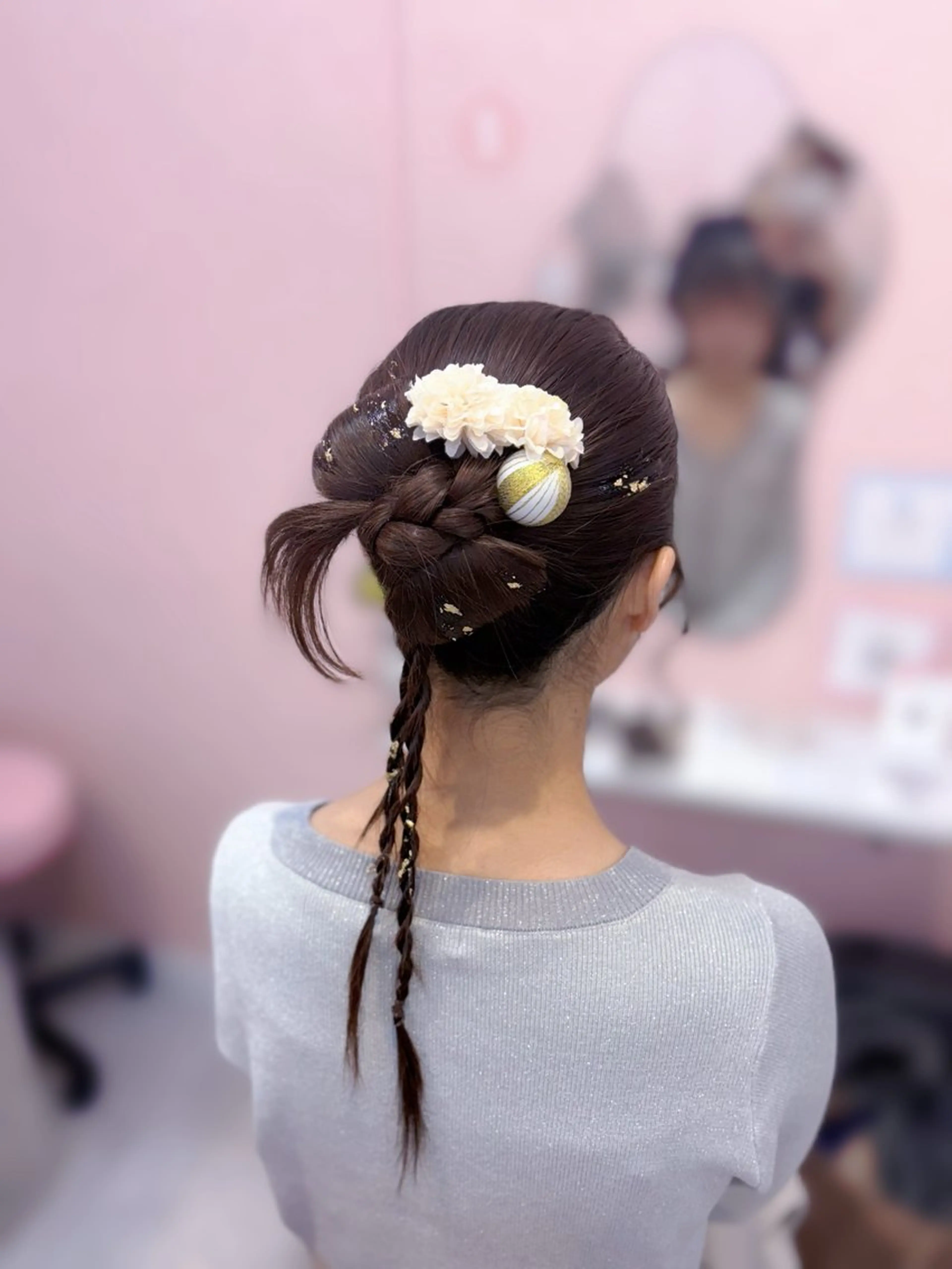 ロング ヘアセット LARME ヘアメ りほのヘアスタイル