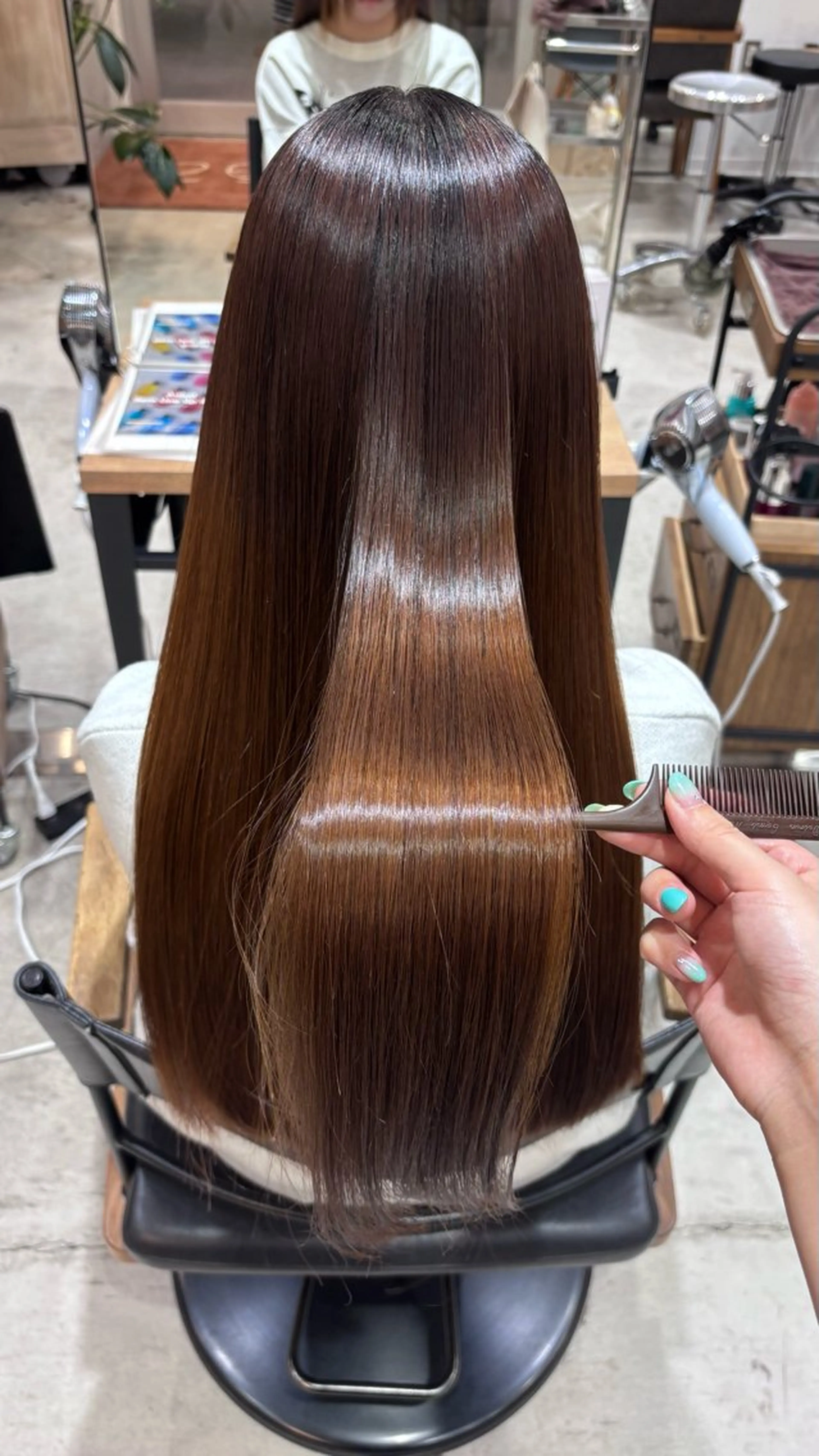 ロング 縮毛矯正 縮毛矯正/千葉 /姫花🫧🐇のヘアスタイル