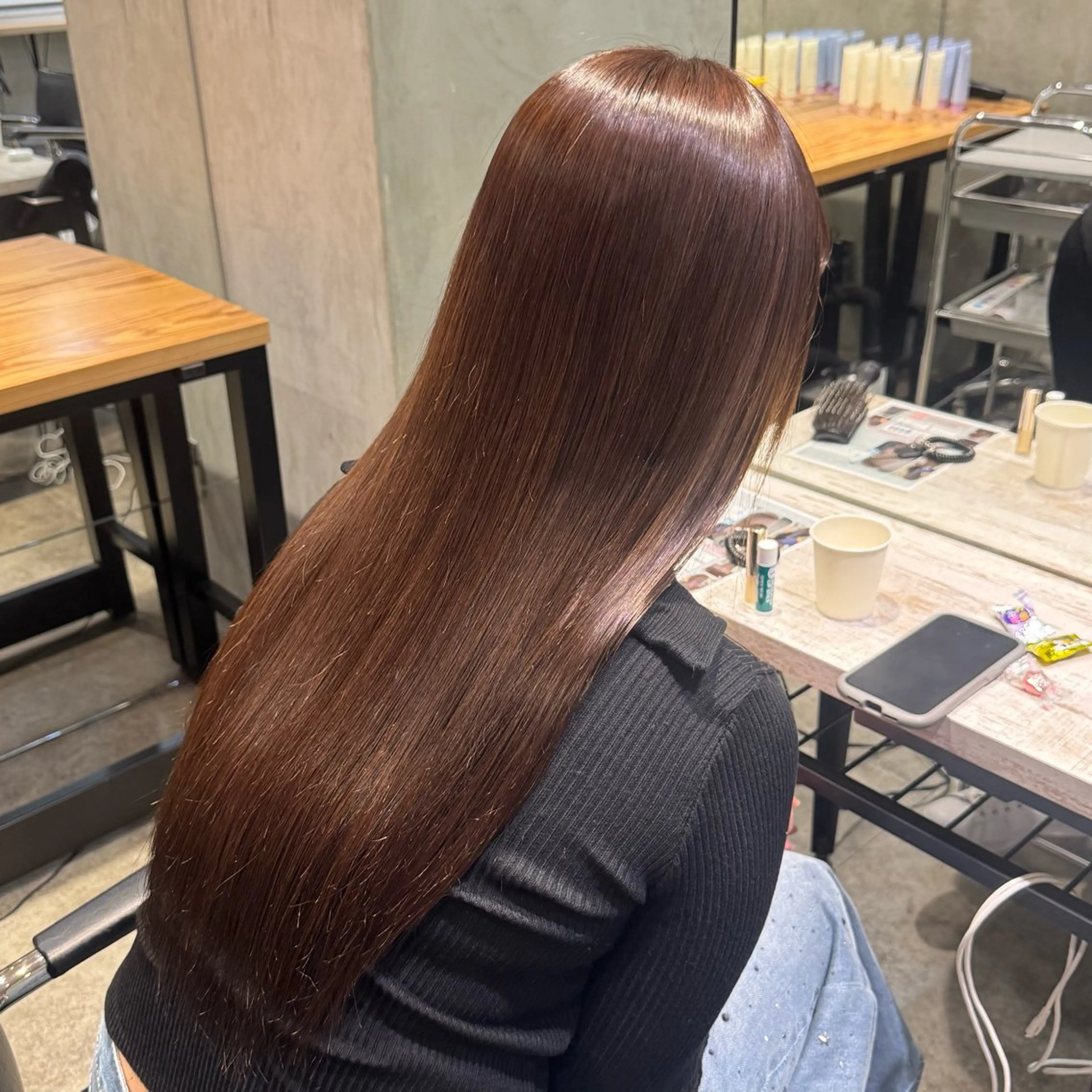 ロング カラー ヘアカラー 縮毛矯正 ☪ ‎ハイトーン信者 ☪️yumeka🪩のヘアスタイル