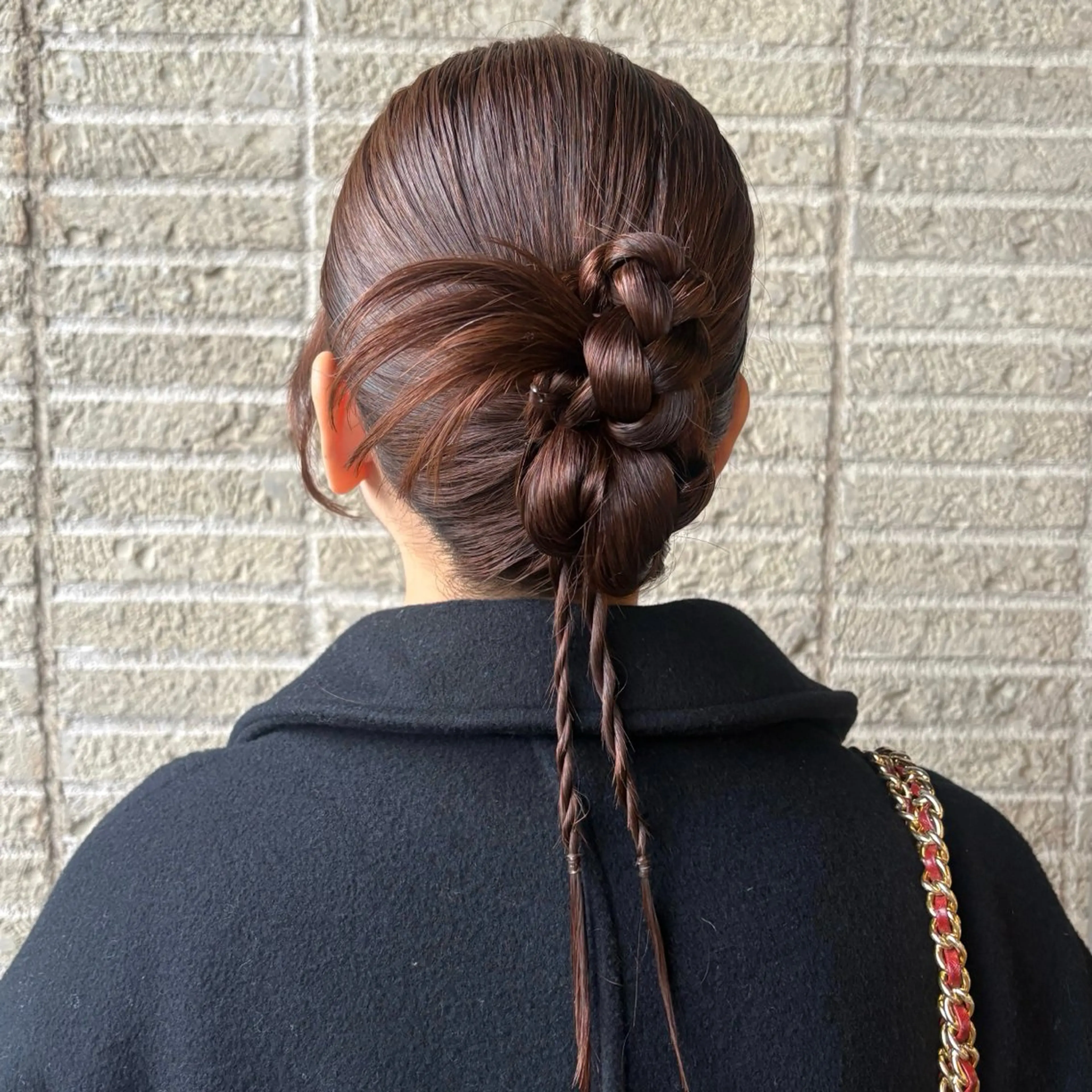 セミロング ヘアセット カットモデル/ セット/宮里心香のヘアスタイル