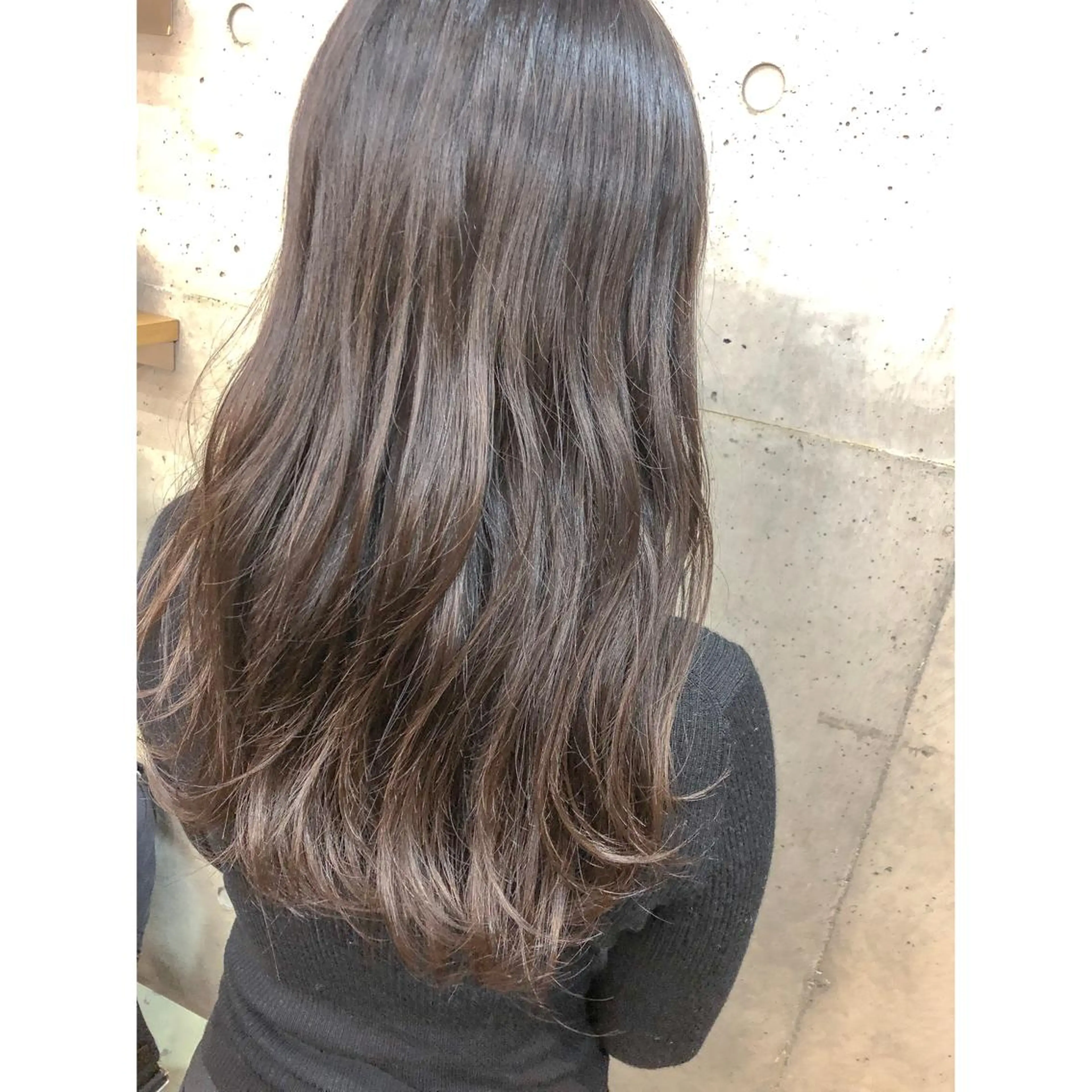 セミロング カラー ブラウンカラー カット ヘアカラー トリートメント ヘアセット センスをお届けします 大谷将生infpのヘアスタイル