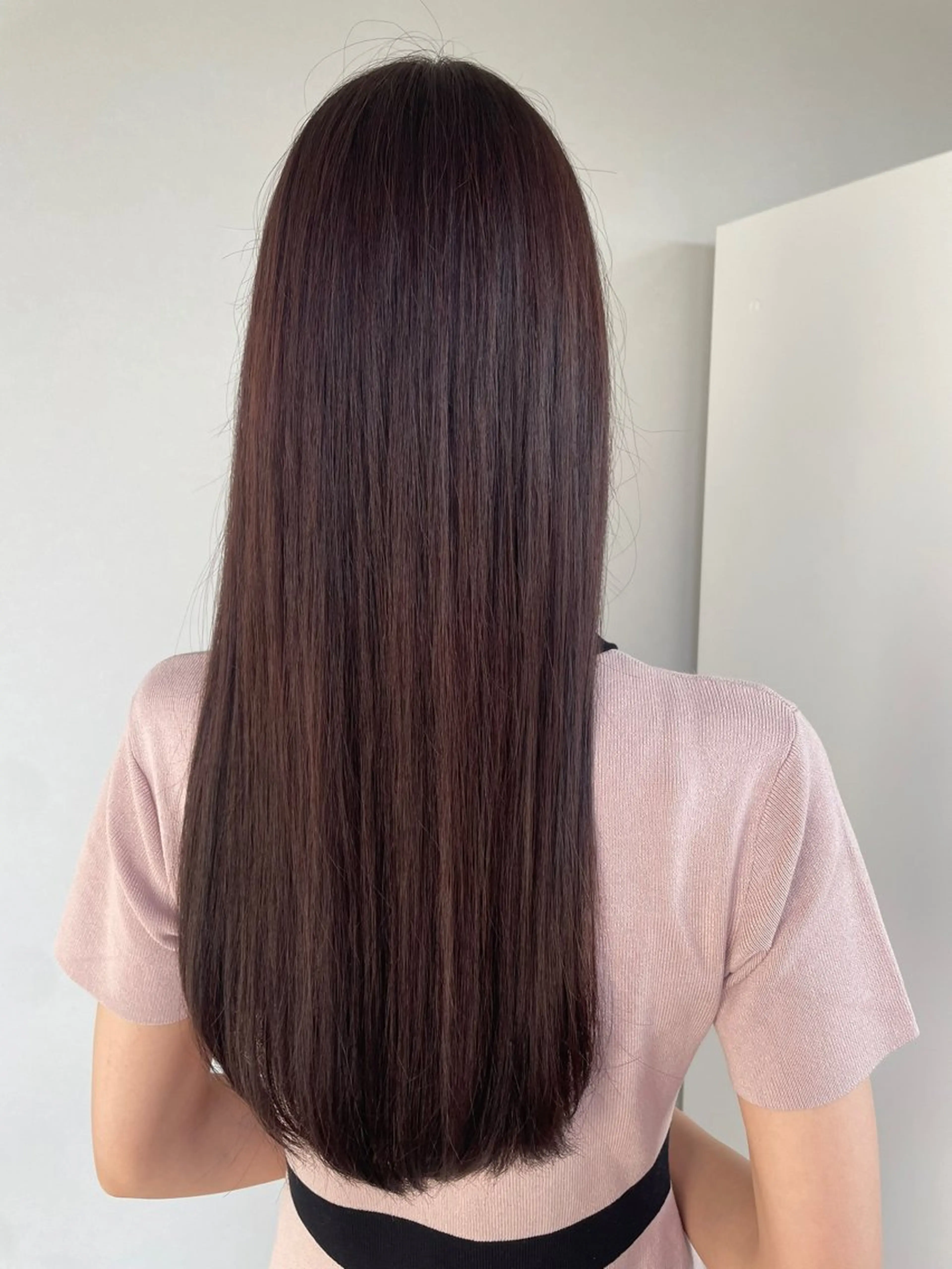 ロング カット ヘアカラー トリートメント 清友 柚希のヘアスタイル