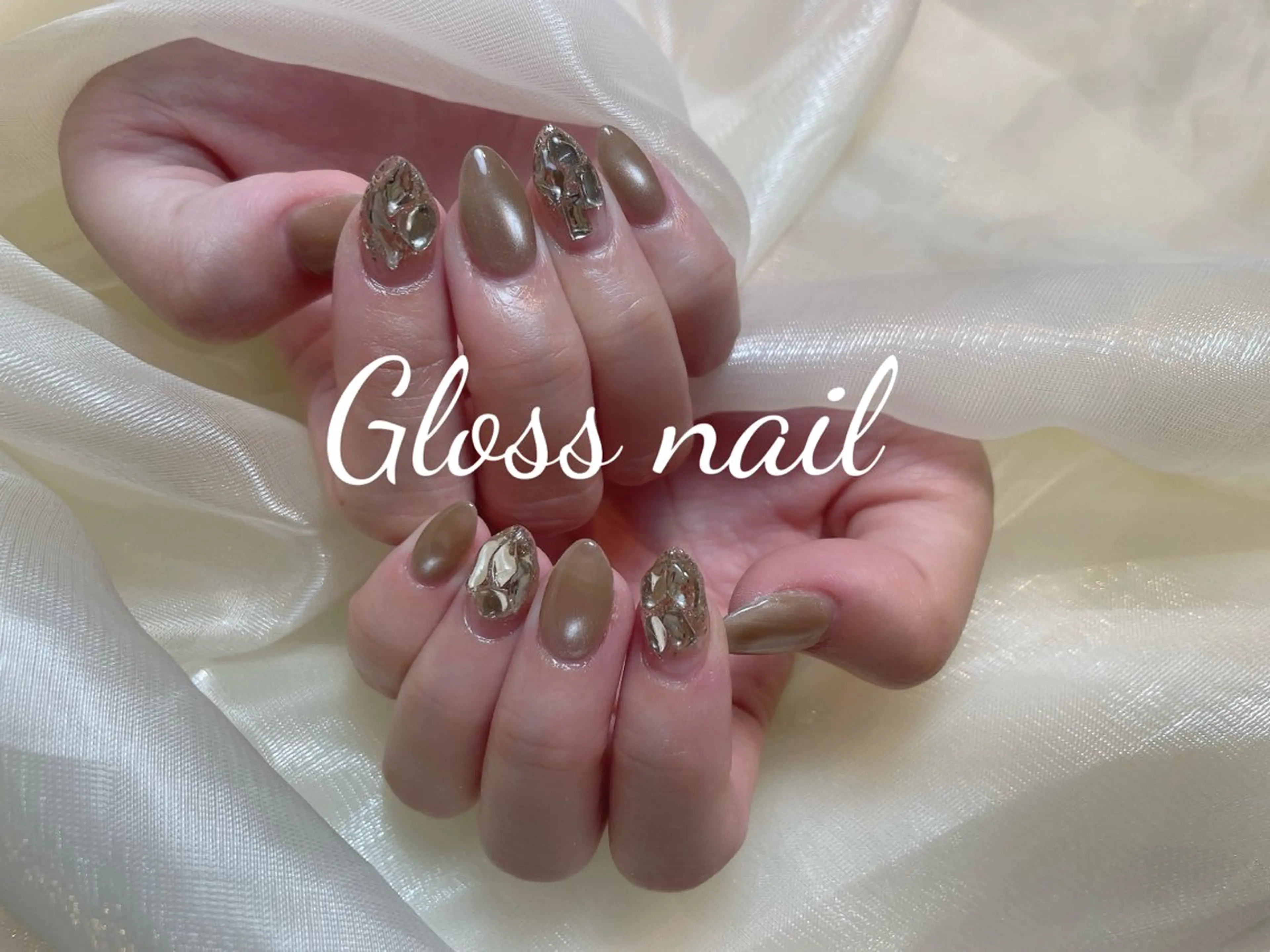 ネイル ハンドネイル Meri💅ジェル& チップ長さだし専門のネイルデザイン